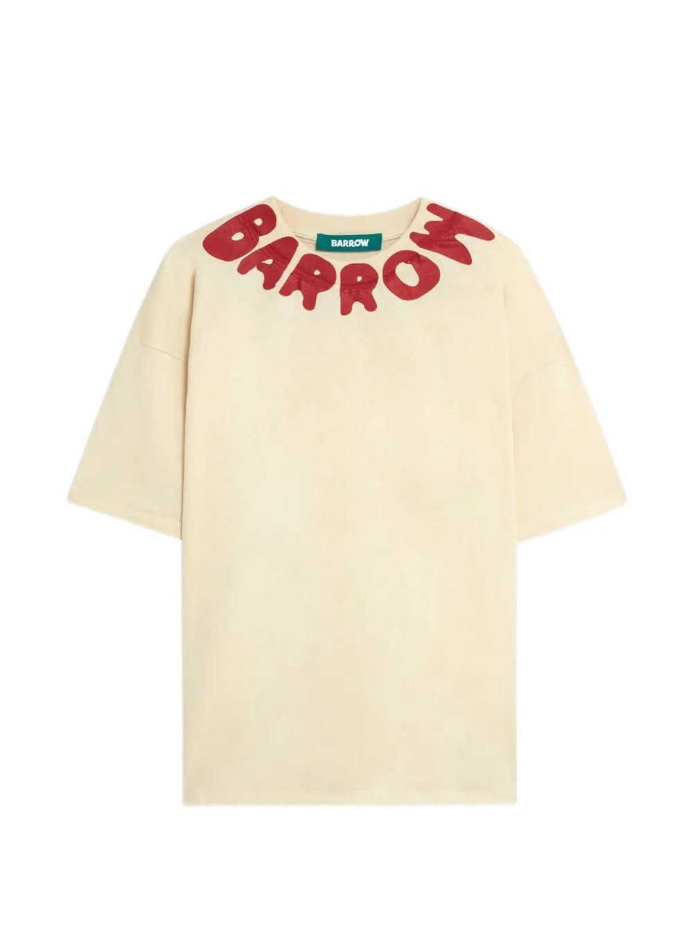 JERSEY T-SHIRT UNISEX CREMA/CREAM #013 BARROW T-shirt S6BWUATH071