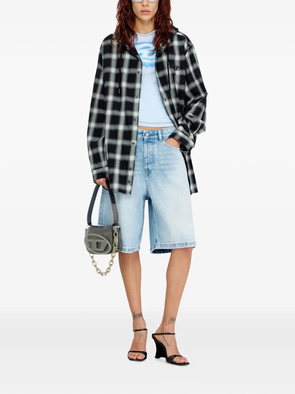 DE-SIRE-SHORT BLU #01 DIESEL Shorts A14051007DM