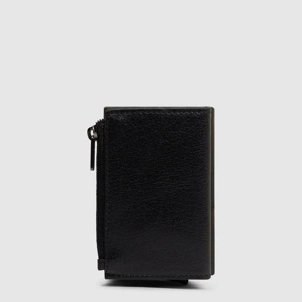 P.FOGLIO CON P.CARTE PELLE #NERO PIQUADRO Accessories PP5585S141R/N