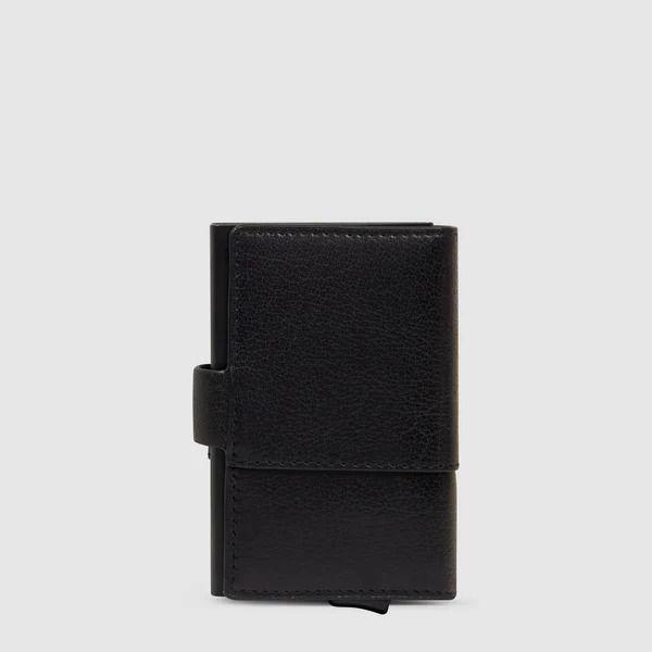 P.FOGLIO CON P.CARTE PELLE #NERO PIQUADRO Accessories PP5649S141R/N