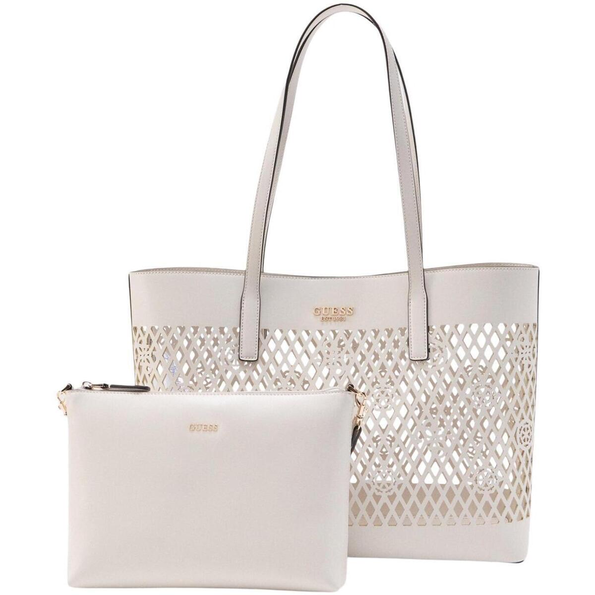 LETTY 2 IN 1 TOTE #OFF WHITE GUESS  Bags HWPG99 11240 OFF
