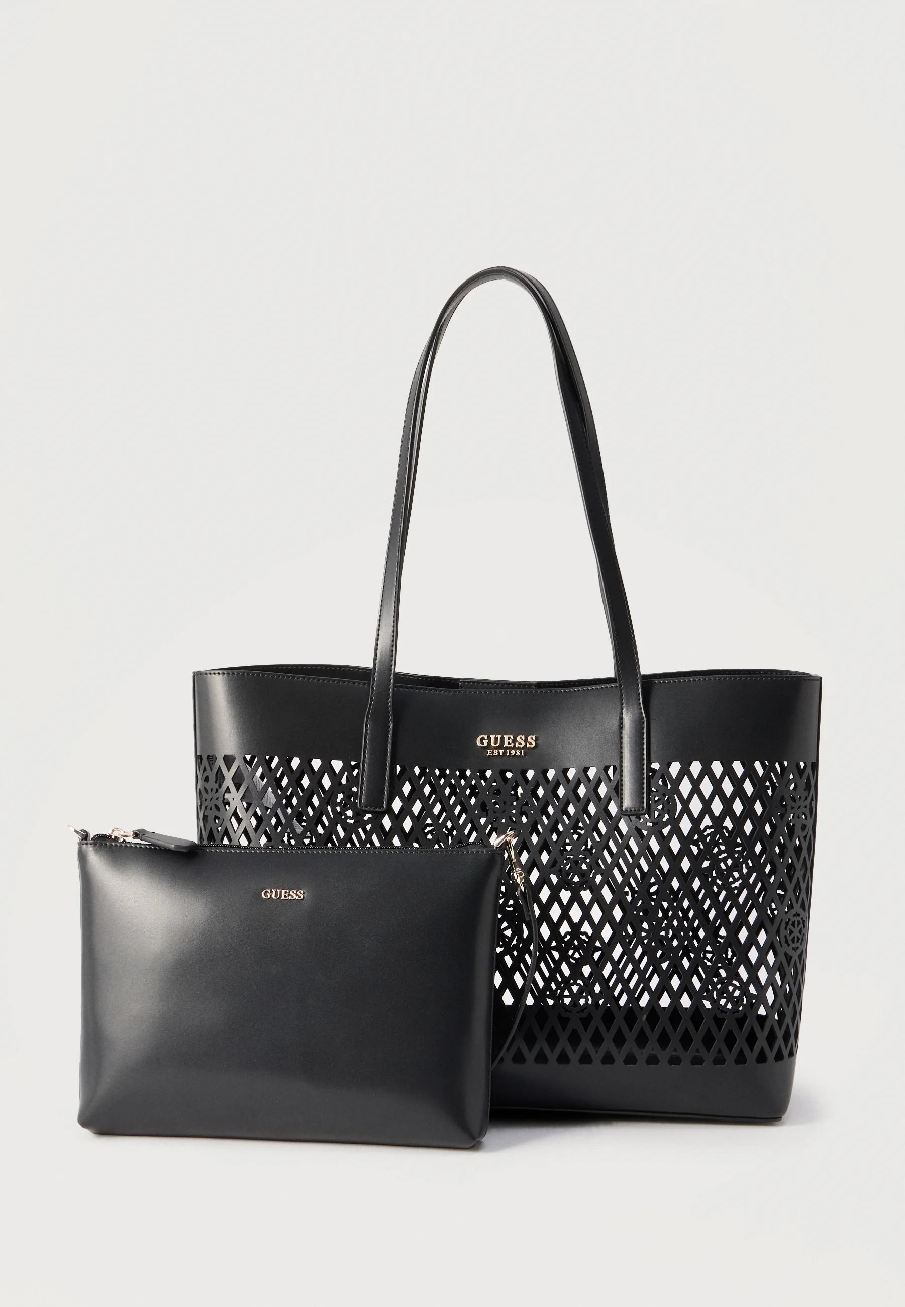 LETTY 2 IN 1 TOTE #BLACK GUESS  Bags HWPG99 11240 BLA