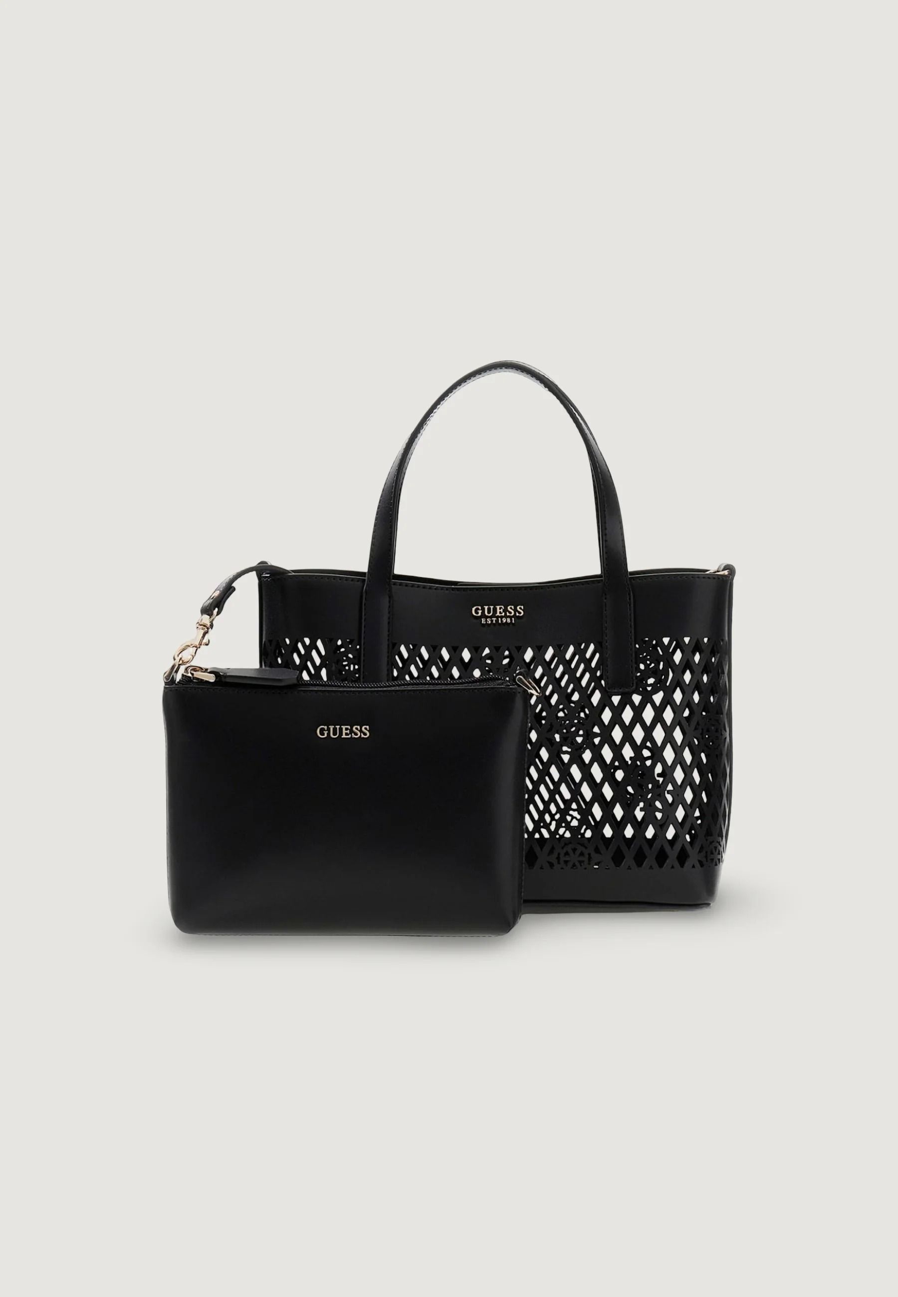 LETTY 2 IN 1 MINI TOTE #BLACK GUESS  Bags HWPG99 11750 BLA