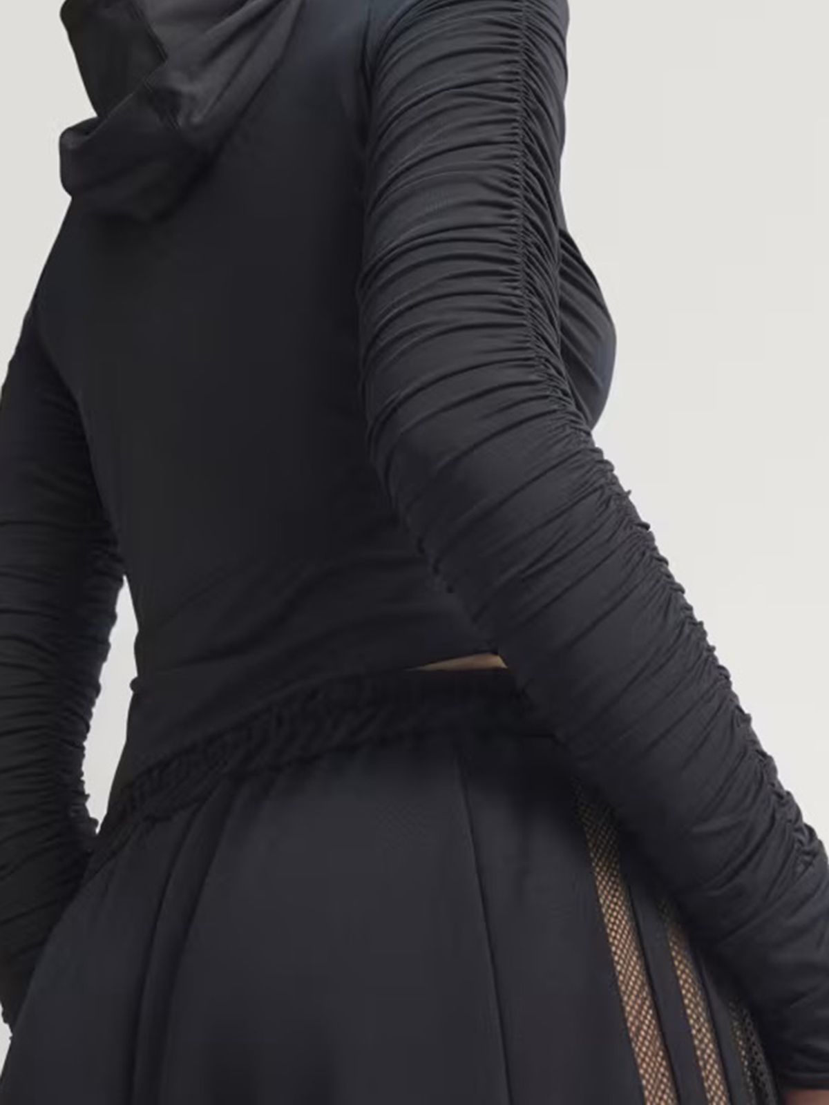 RUCHED TRACKTOP #BLACK ADIDAS ORIGINALS Sweater JW2807