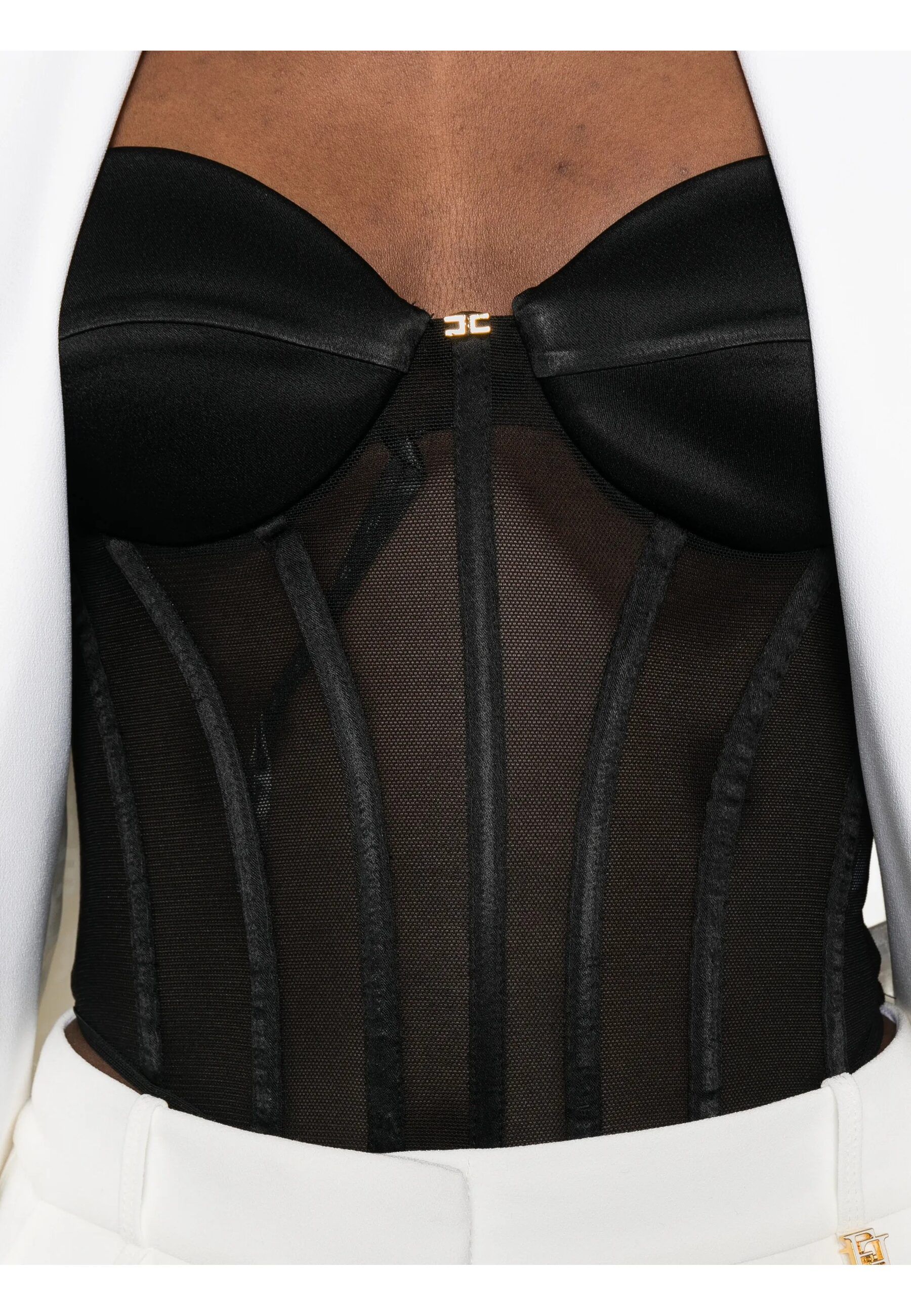 TOP NERO #110 ELISABETTA FRANCHI Top TO05162E2