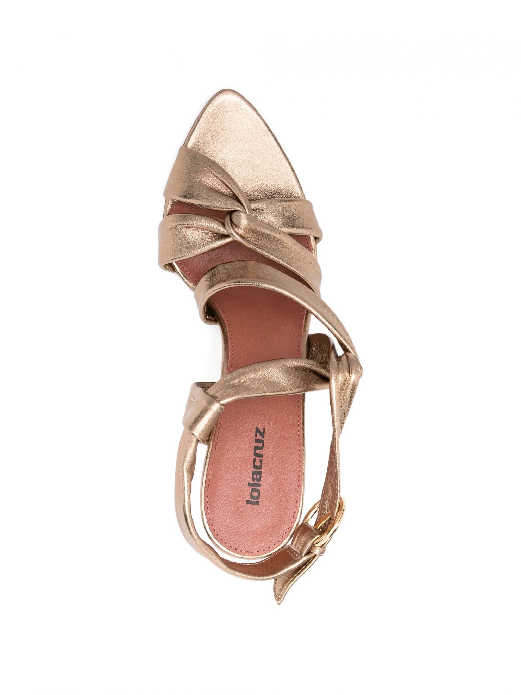 SANDALIAS TACON #ORO VIEJO LOLA CRUZ Shoes 090Z14BK