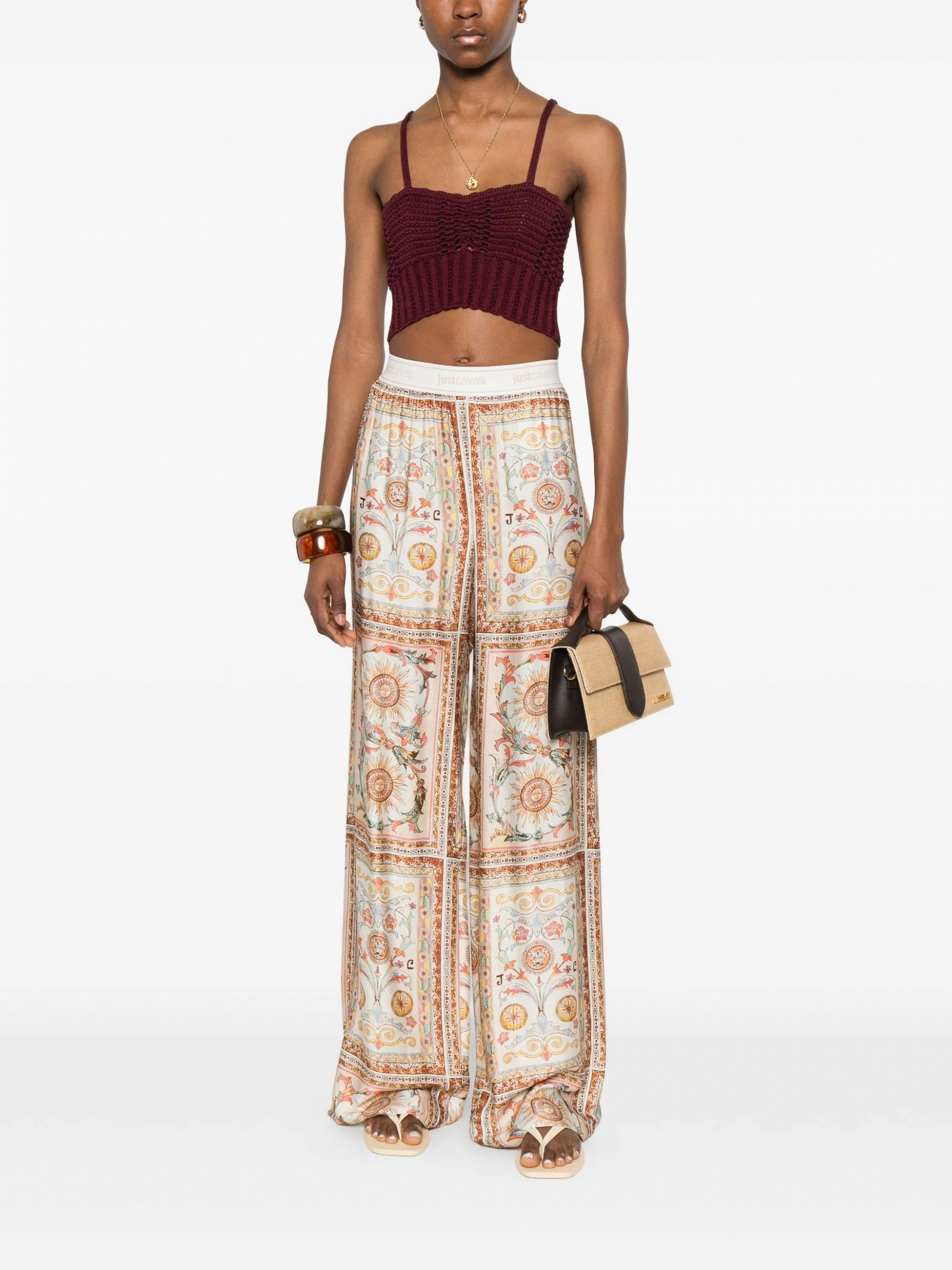 REGULAR RASO TAROT SHIFTING SAND #774 JUST CAVALLI Trousers 80PAA120 NS779