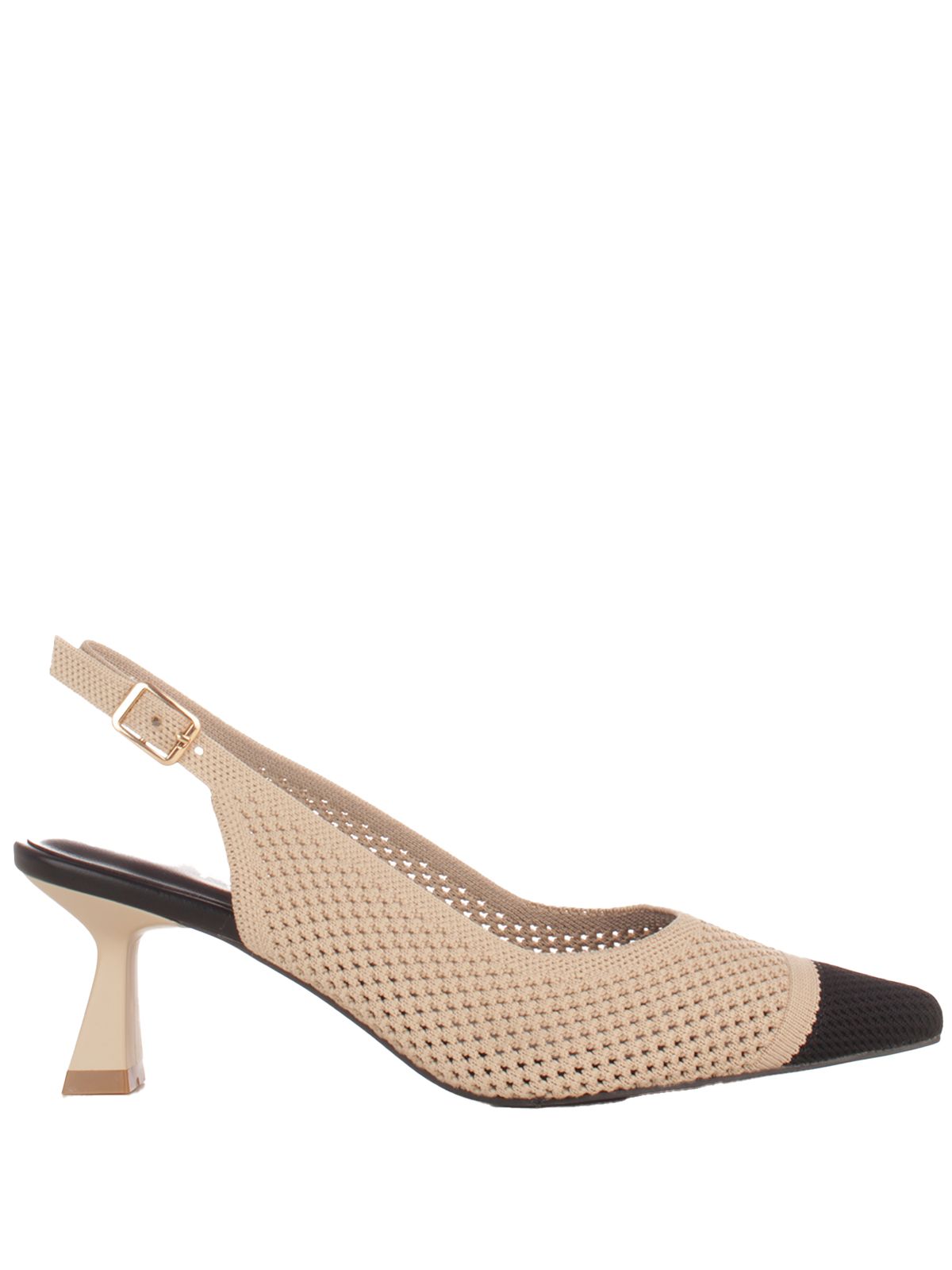 ELASTIK #BEIGE/BLACK KEYS Scarpe K-12102