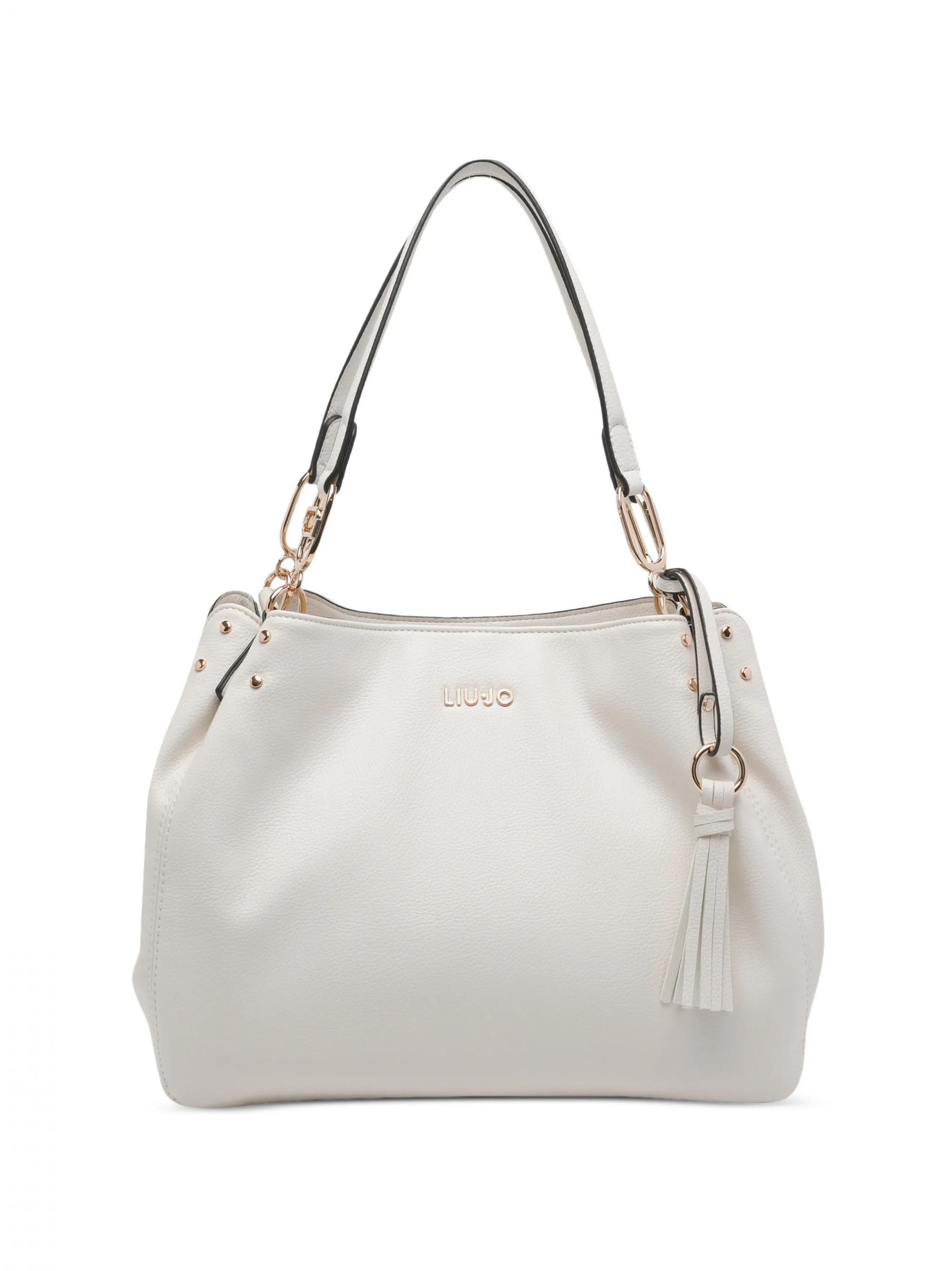 ECS M SATCHEL CREAM #X0459 LIU JO Bags AA6185E1012 X0459