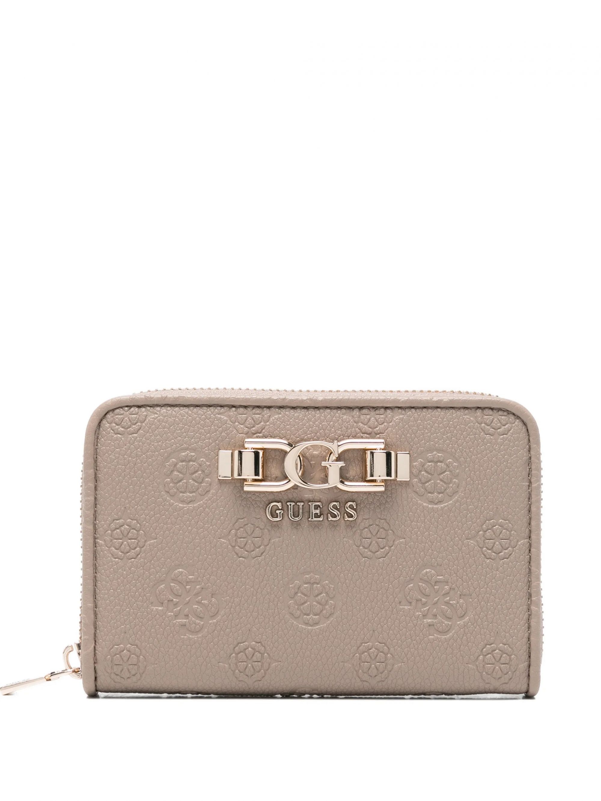 ANISE SLG MEDIUM ZIP AROUND #DARK TAUPE LOGO GUESS  Accessories SWPD99 16140 DKO