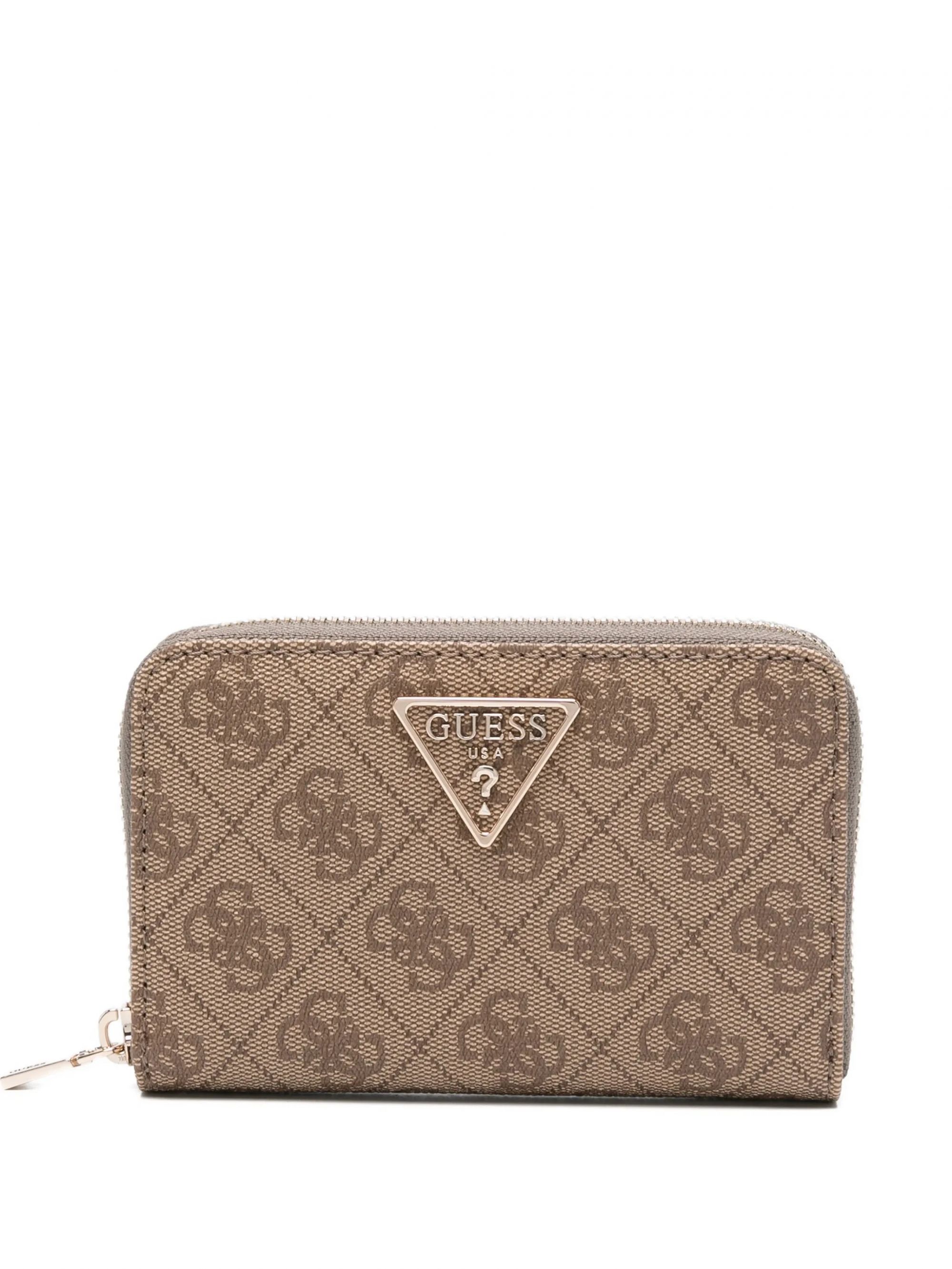 LAUREL II SLG MED ZIP AROUND #LATTE LOGO GUESS  Accessories SWSG74 59140 LTL