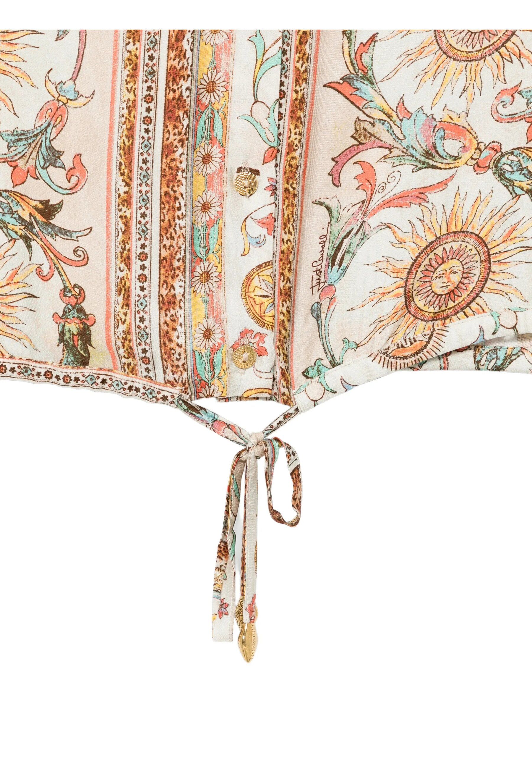 CROP RASO TAROT SHIFTING SAND #774 JUST CAVALLI Shirt 80PAL224 NS779