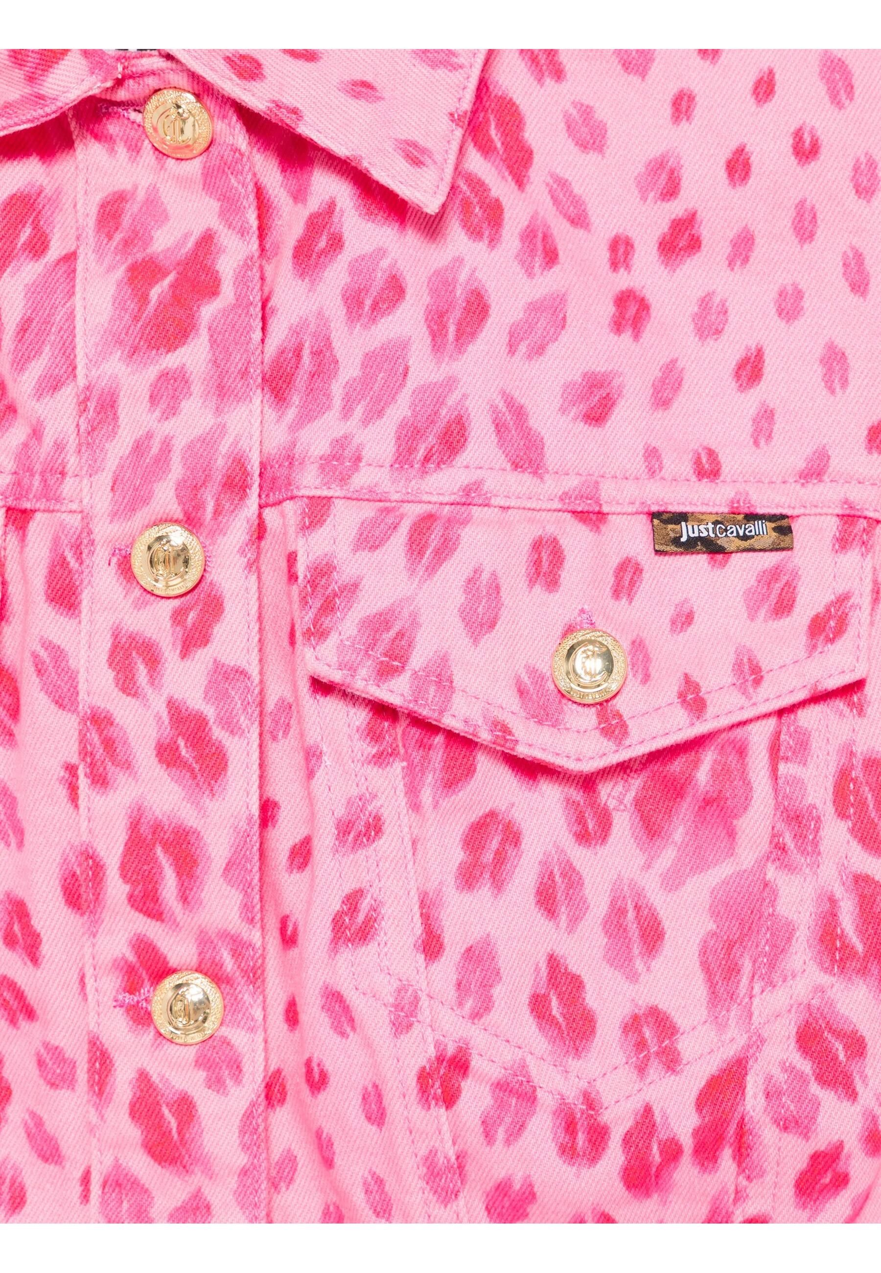 CROP BULL FIX PRINTED CARNATION #433 JUST CAVALLI Outerwear 80PAS4C1 CESCB