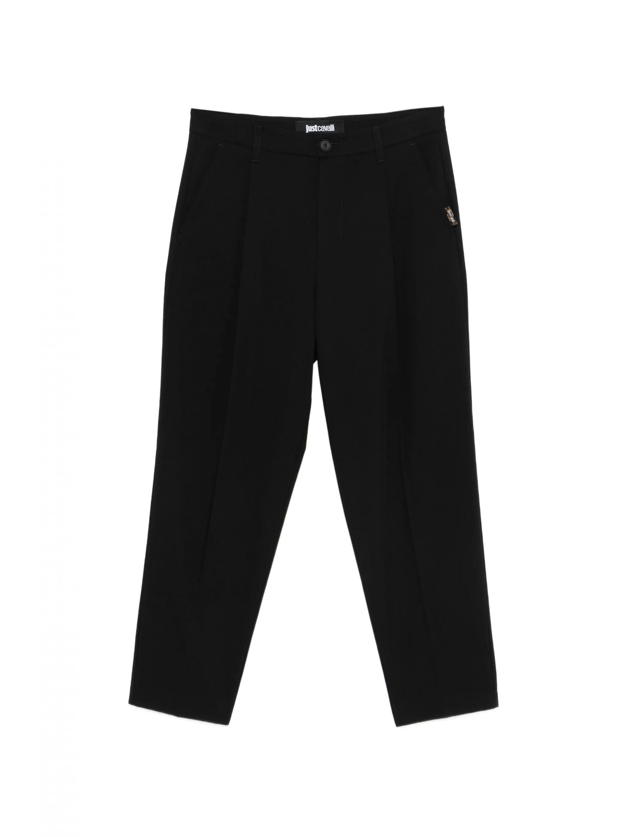 TROUSERS TWILL VI FASHION BLACK #899 JUST CAVALLI Trousers 80OAA126 N0705