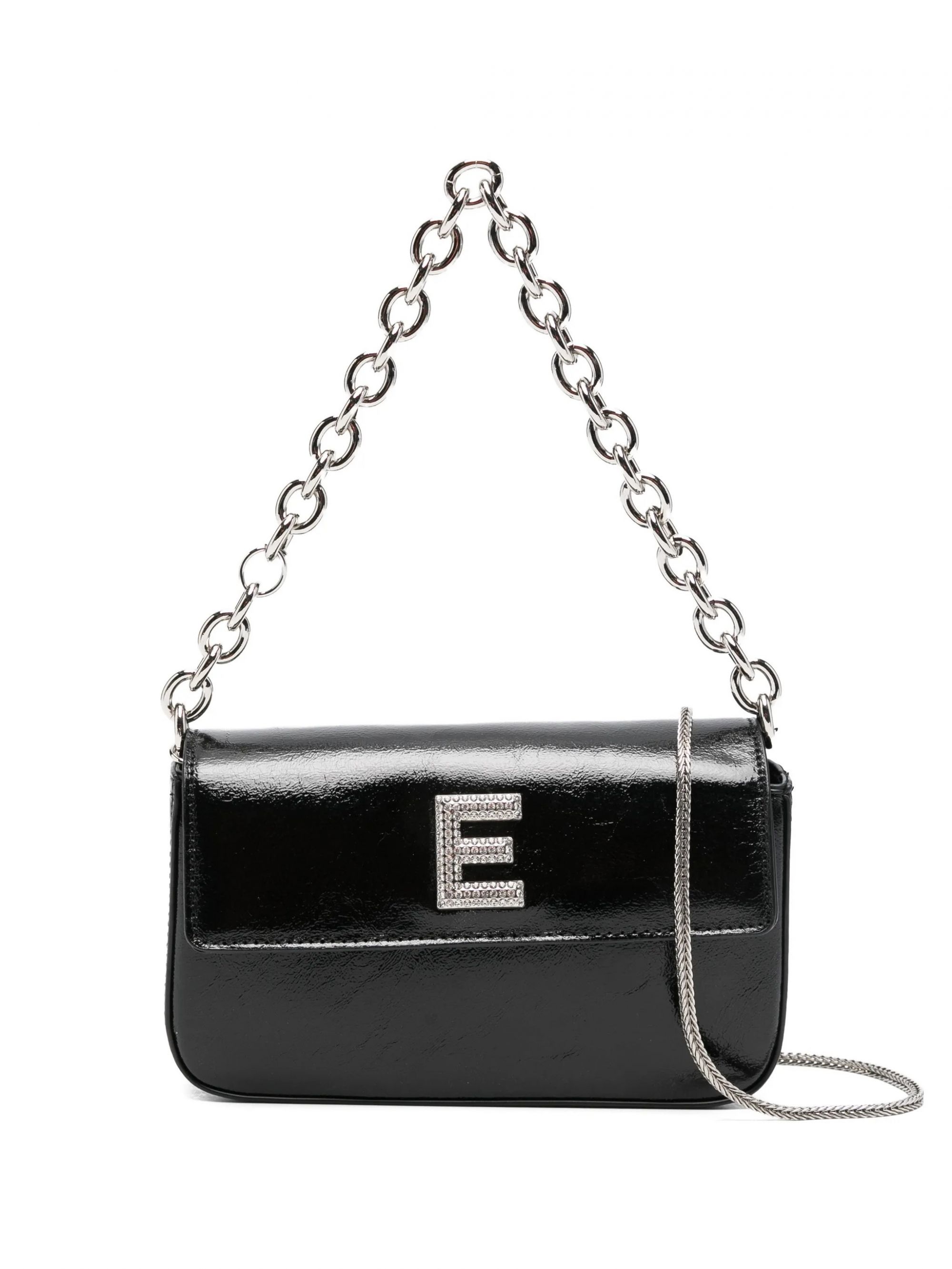FLAP BAG AGNES METALLIC #BLACK ERMANNO FIRENZE Borse 12402166