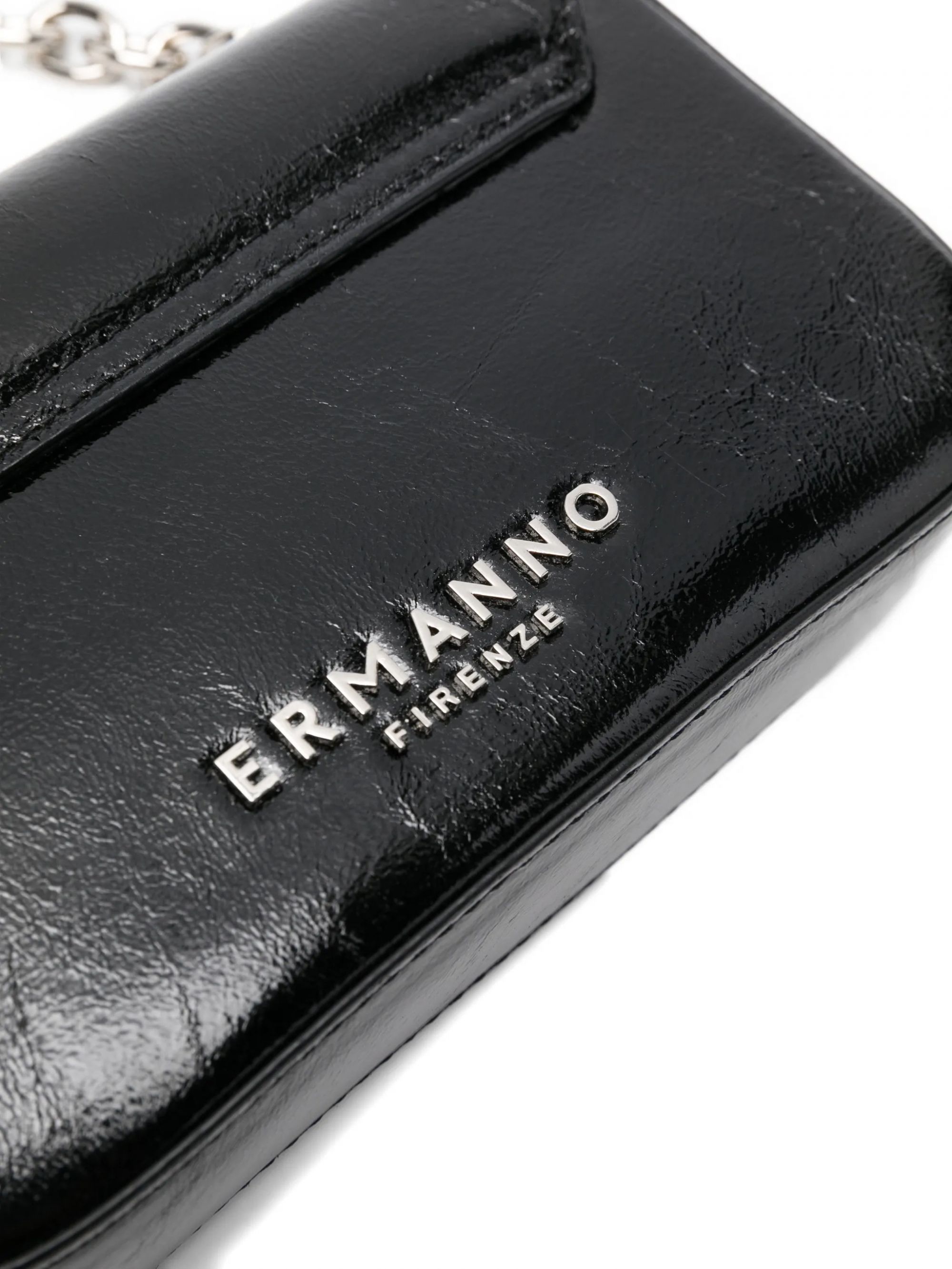 FLAP BAG AGNES METALLIC #BLACK ERMANNO FIRENZE Borse 12402166