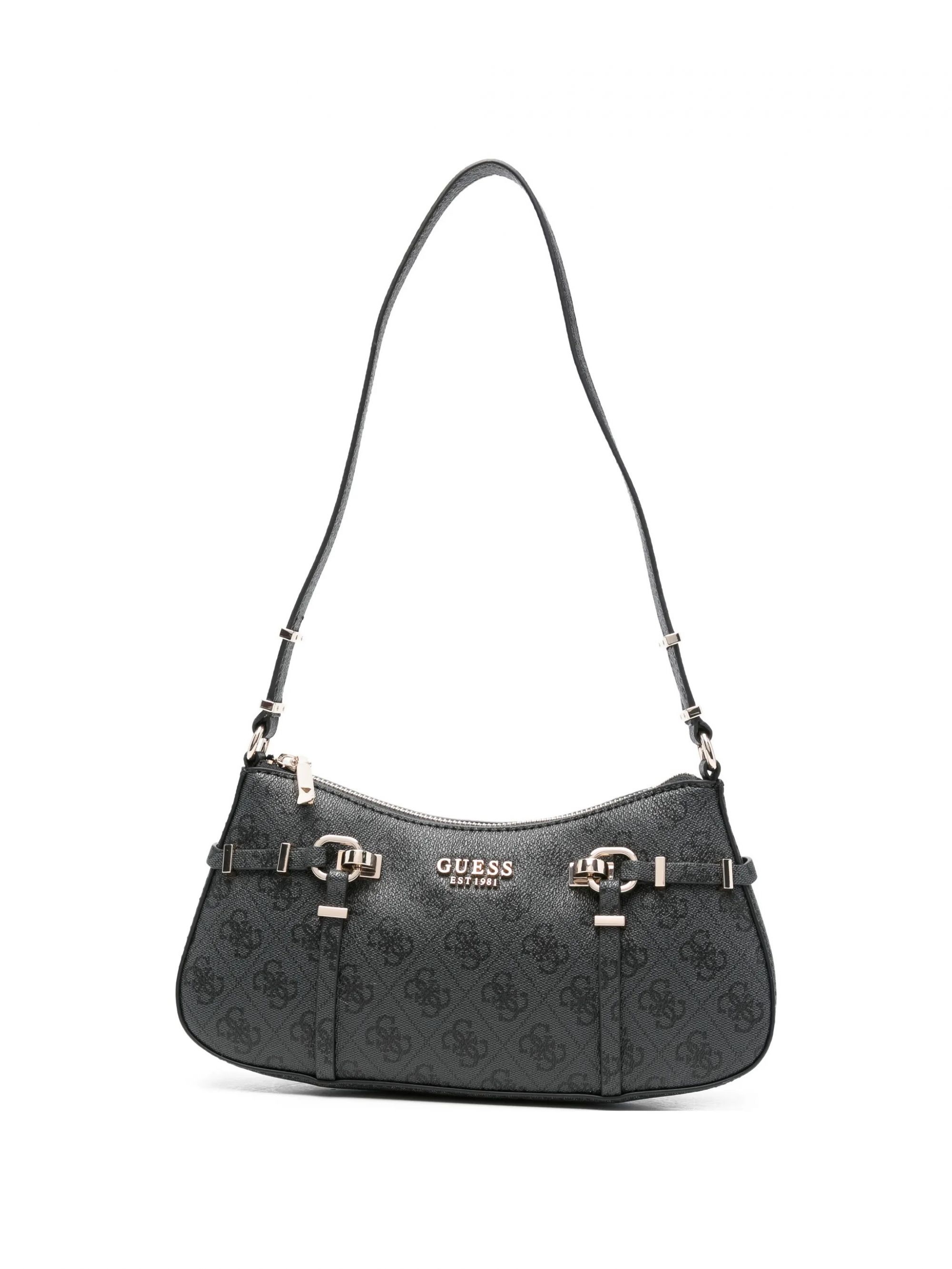 LEONA LOGO SHOULDER BAG #COAL LOGO GUESS  Borse HWSG99 17180 CLO