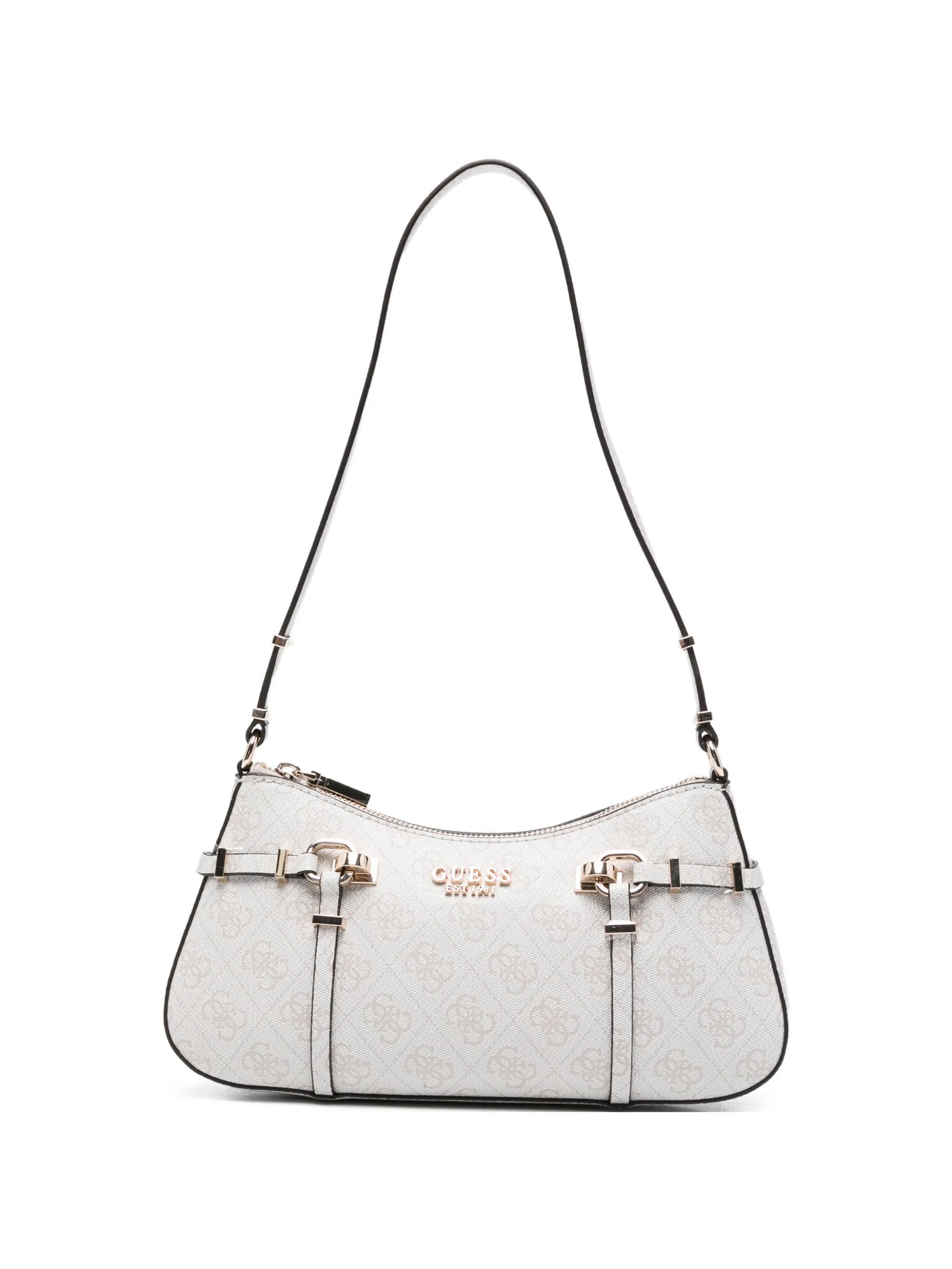 LEONA LOGO SHOULDER BAG #BONE LOGO GUESS  Bags HWSG99 17180 BNN