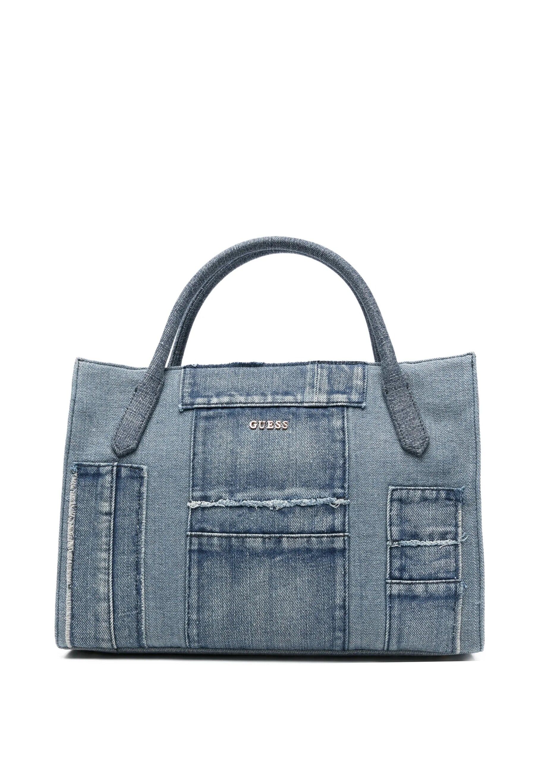 JODI TOTE #DENIM MULTI GUESS  Borse HWDM97 69220 DMU