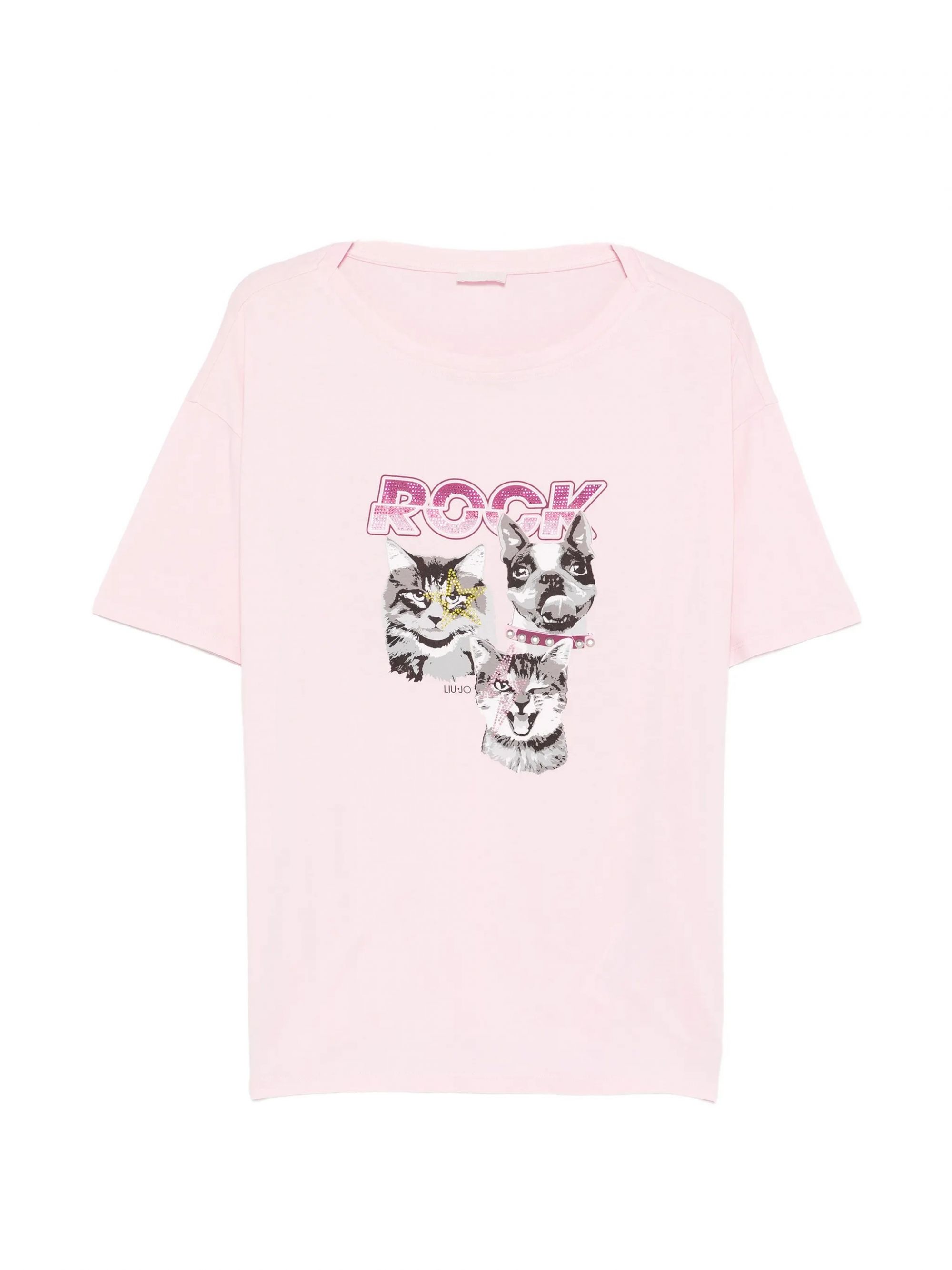 T-SHIRT MODA M/C PINK #P9263 LIU JO T-shirt WA6131J3868 P9263