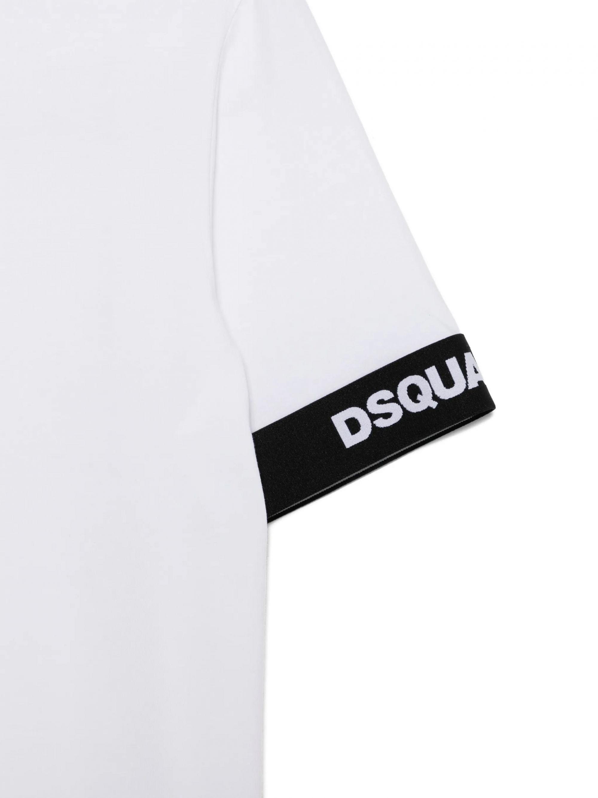 TSHIRT ELASTICO BASIC BIANCO #100 DSQUARED2 T-shirt D9 M3S 621