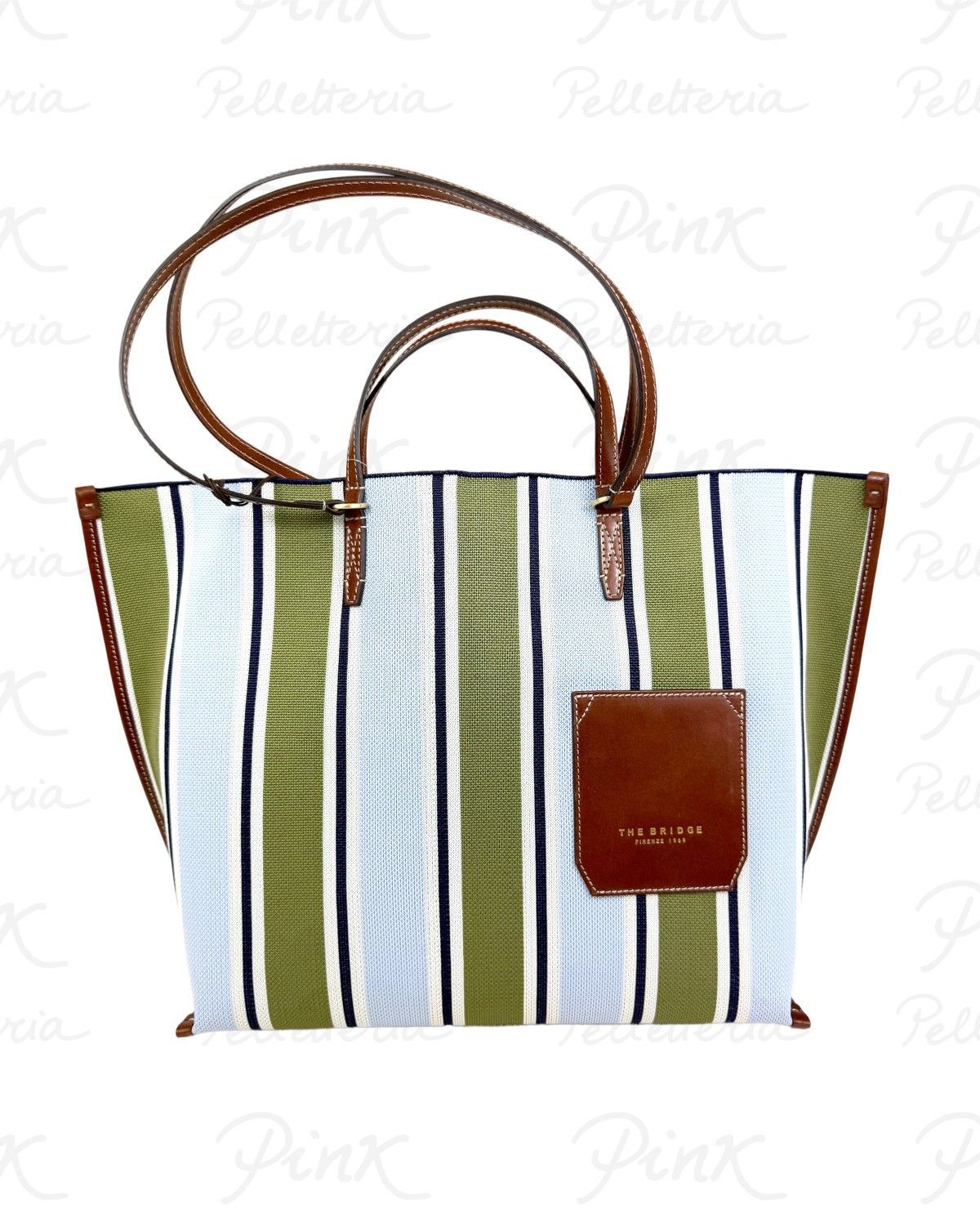 BEACH BAG MULTI MARRONE #006  THE BRIDGE Borse 041106KZ