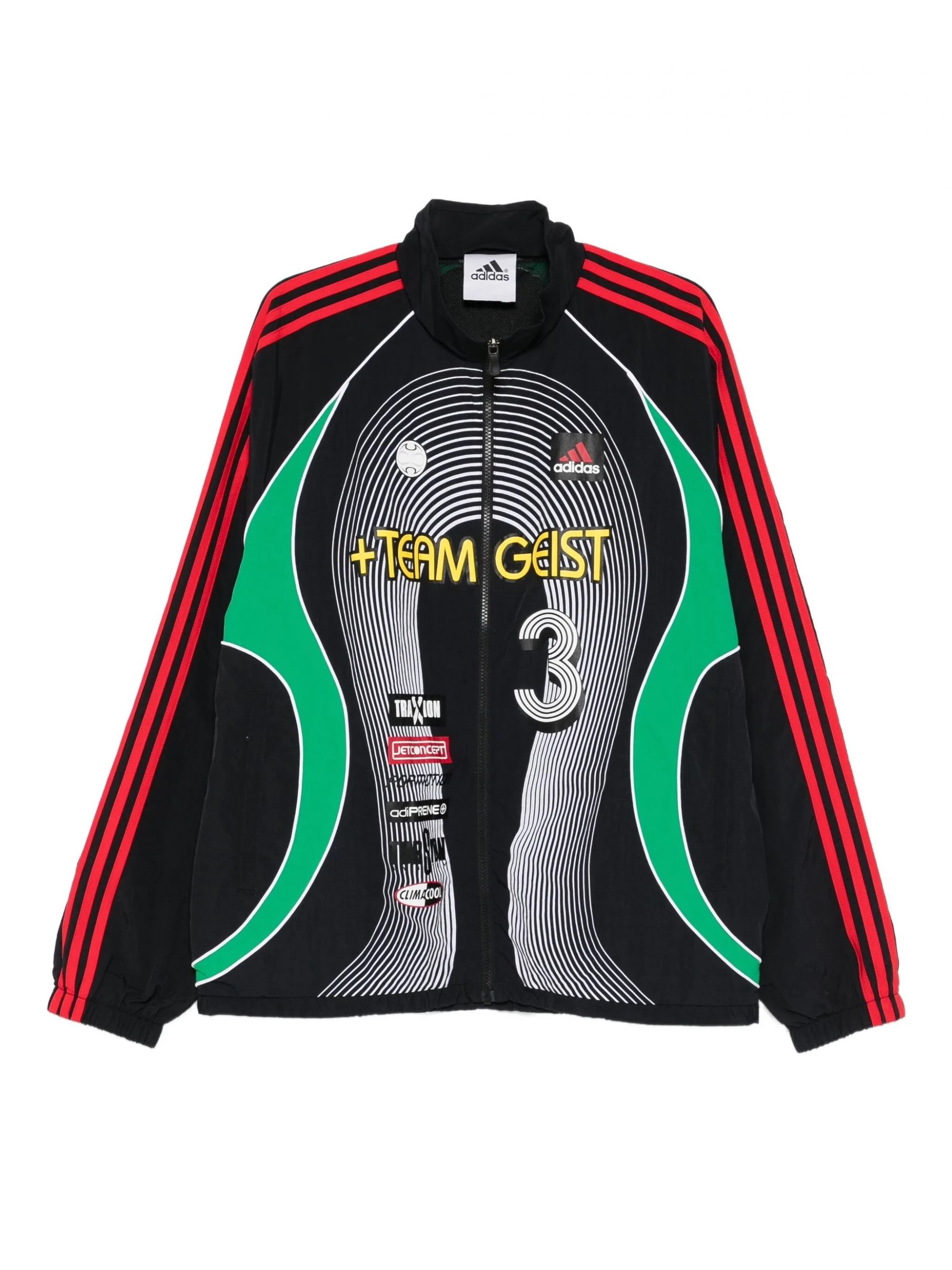 GFX TRACK TOP #BLACK/GREEN/BETSCA ADIDAS ORIGINALS Capispalla KG5078