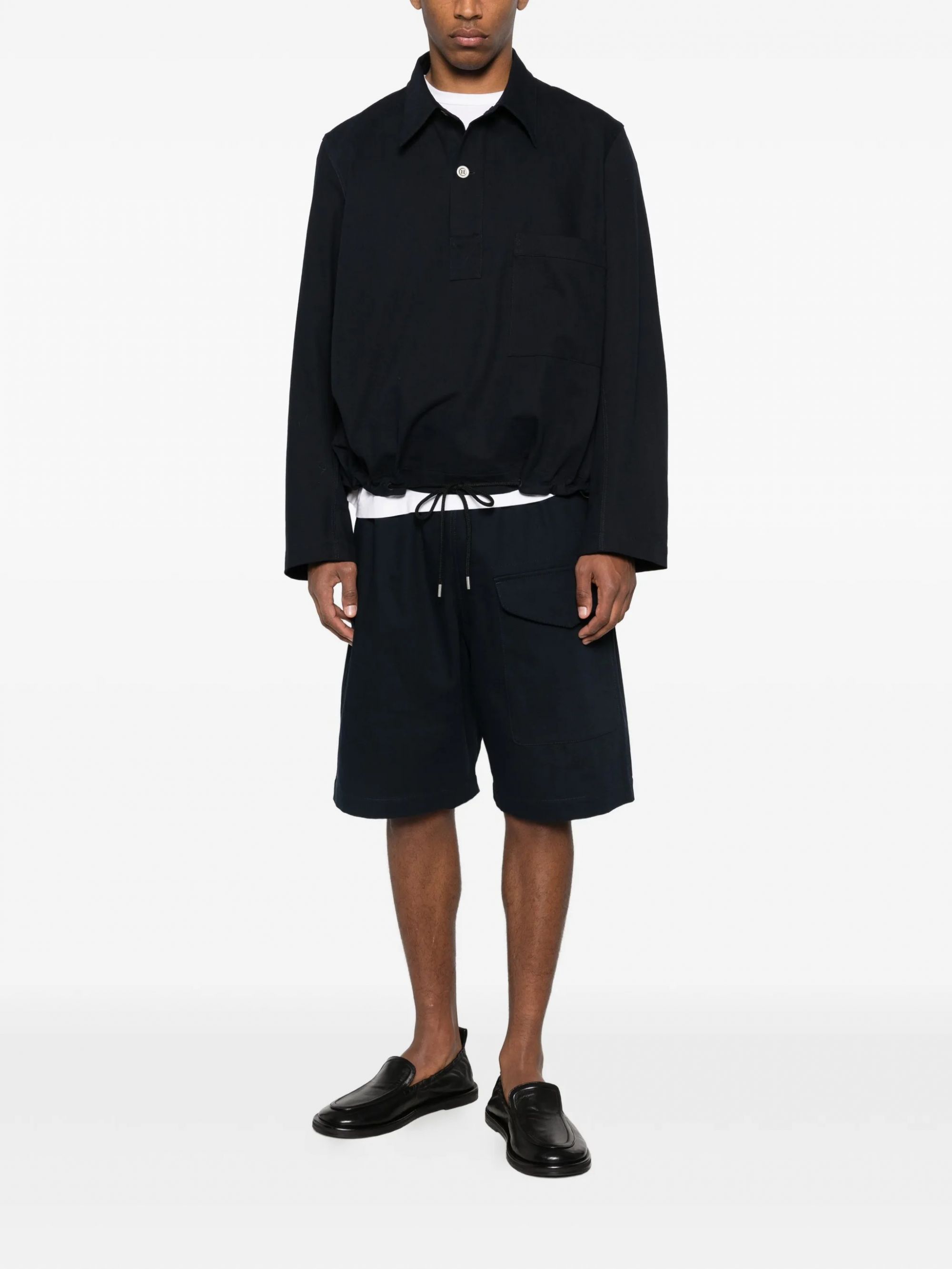 DRAWCORD SHIRT #INDIGO STUDIO NICHOLSON Shirt STOWE SNM 1450