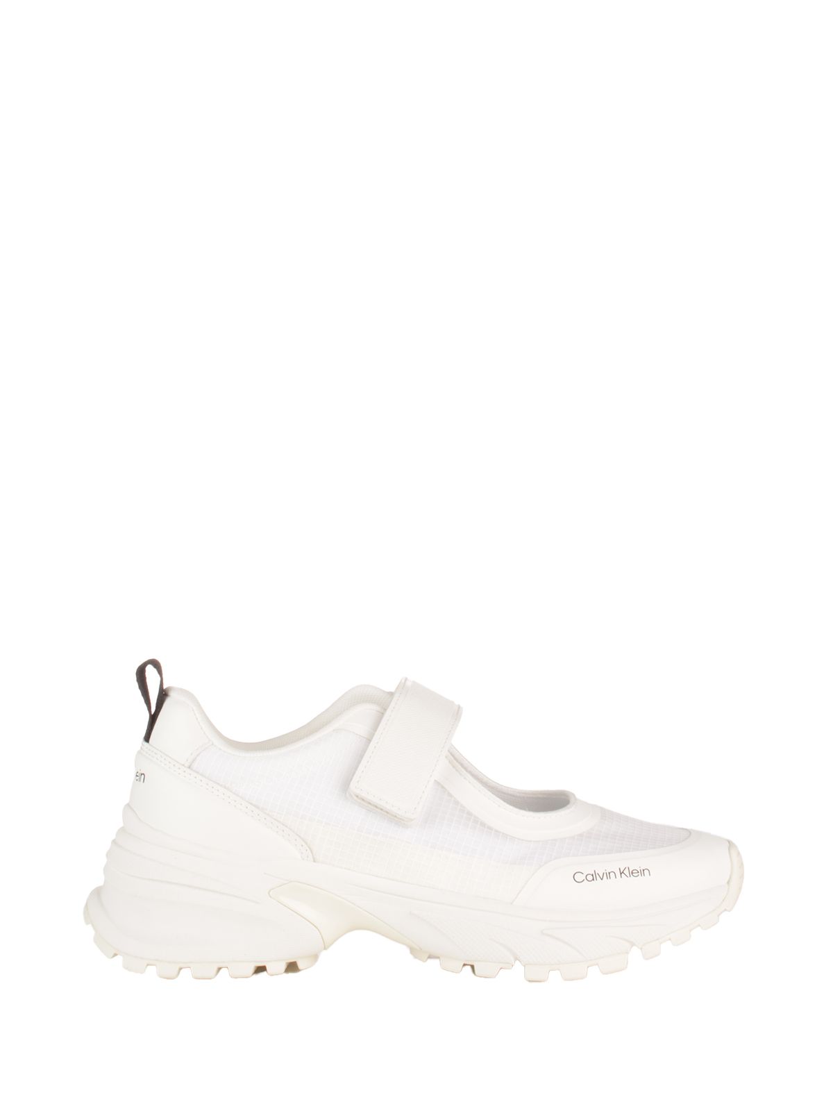 HIKE RUNNER SLIPON MJ RIPS TRIPLE BRIGHT WHITE #0K4 CALVIN KLEIN  Shoes HW0HW03141