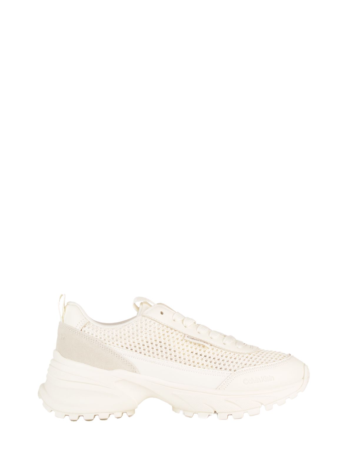 HIKE RUNNER SLIPON MJ RIPS TRIPLE BRIGHT WHITE #0K4 CALVIN KLEIN  Shoes HW0HW03141