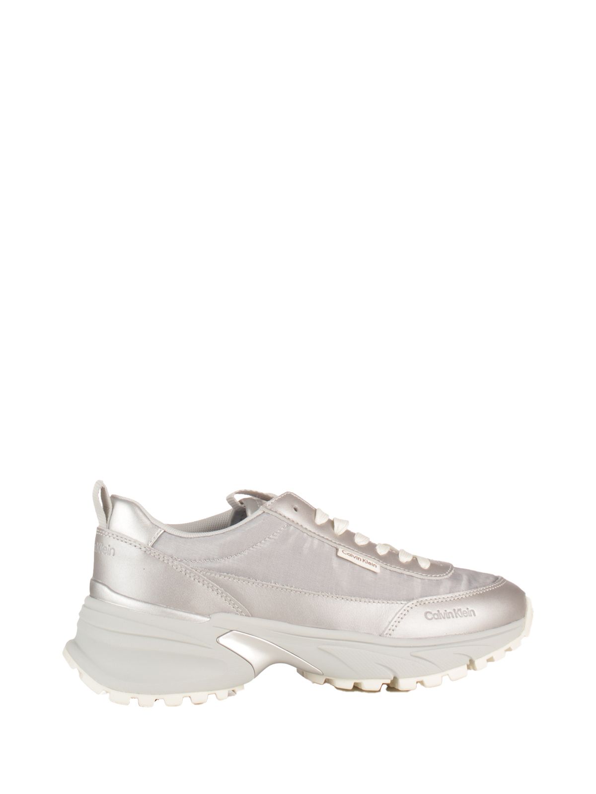 HIKE RUNNER ORGANZA MET SILVER #PE6 CALVIN KLEIN  Shoes HW0HW02999