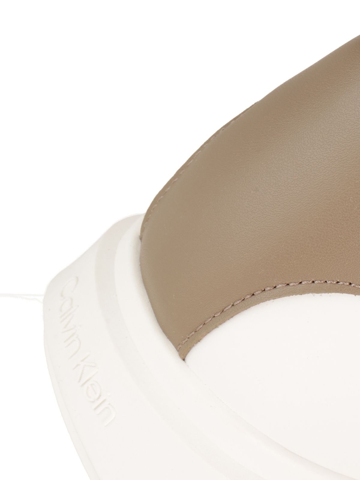 CHUNKY CUPSOLE LACEUP BRIGHT WHITE/DESERT TAUPE #05O CALVIN KLEIN  Shoes YM0YM01344