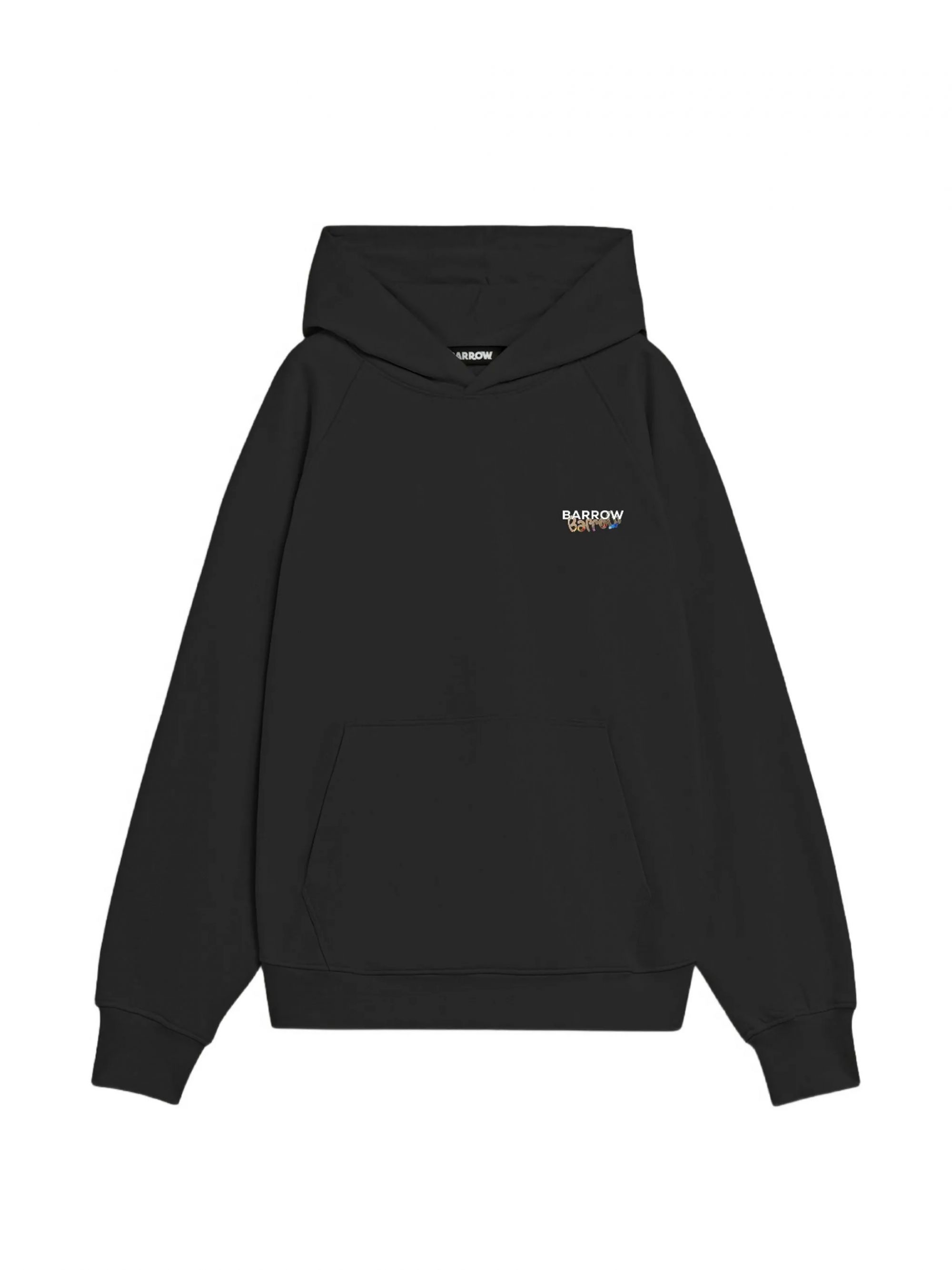 HOODIE UNISEX NERO/BLACK #110 BARROW Felpe S6BWUAHS075