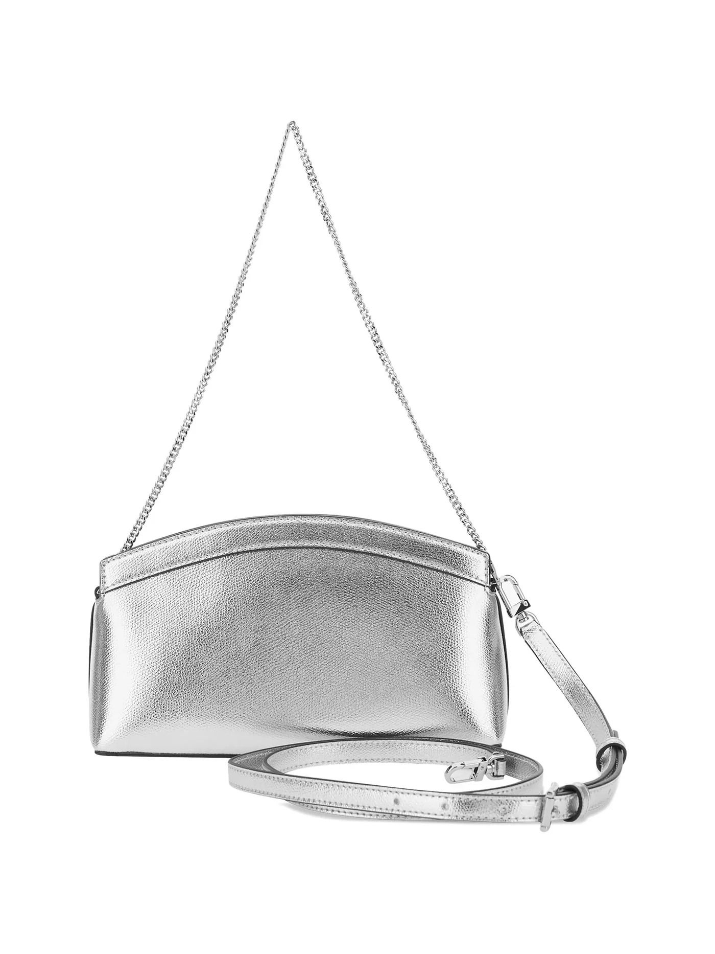 SM DOME CHN CLUTCH XBODY SILVER #040 MICHAEL KORS Borse 30S6S13C5M040