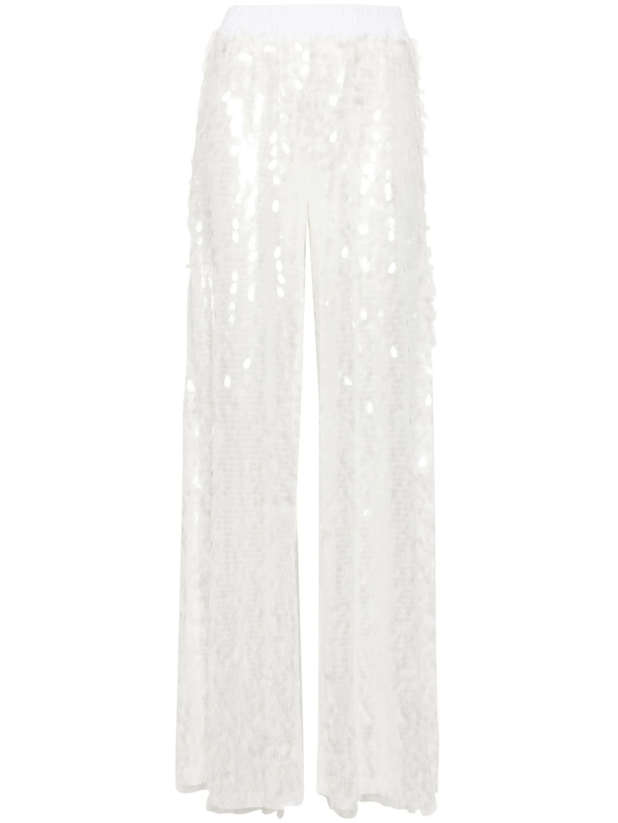 BOYFRIEND ELEPHANT SWEATPANT #CLEAR/WHITE NORMA KAMALI Pantaloni ST2247TQ212965