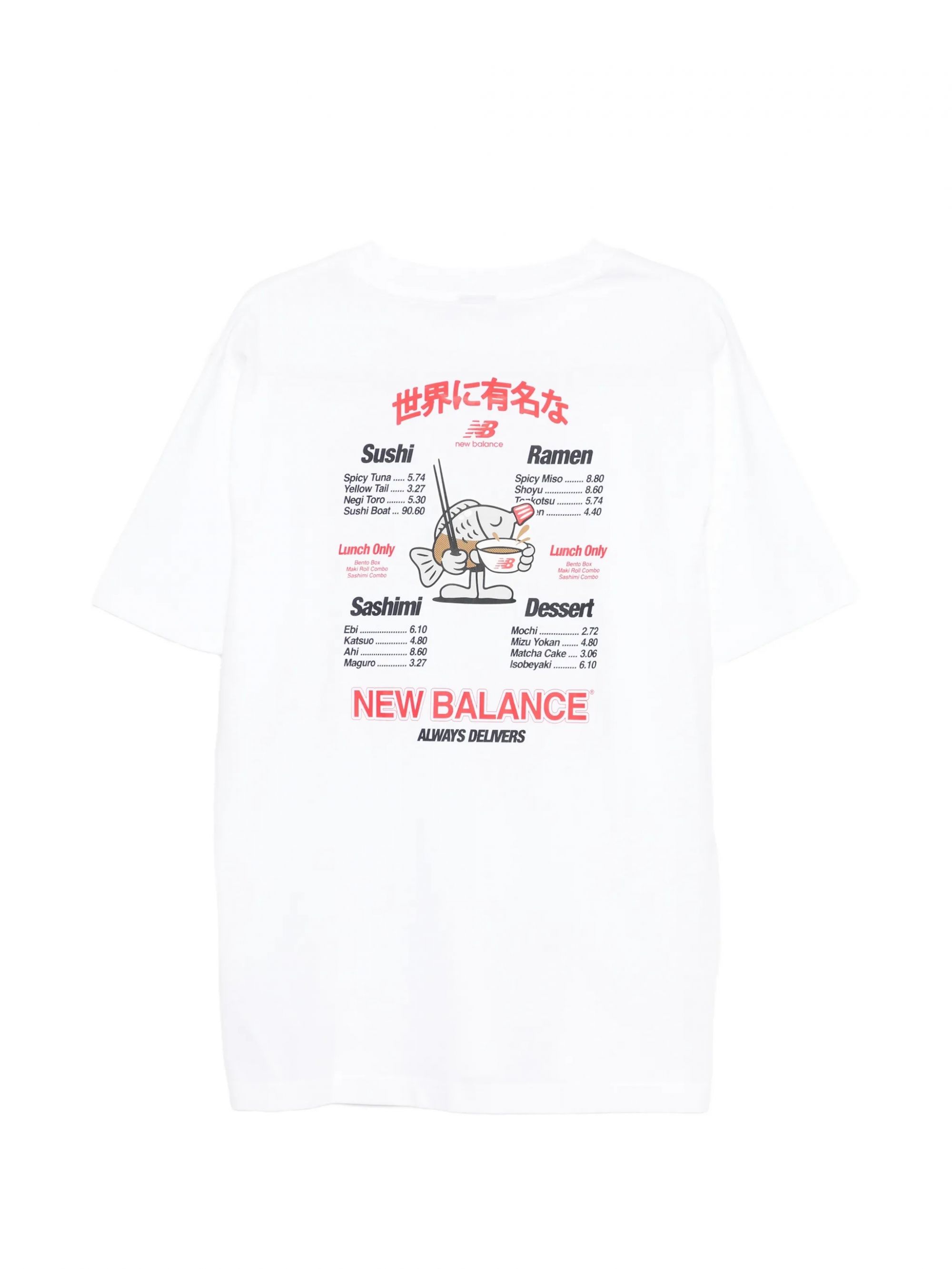 RAMEN T-SHIRT #WHITE NEW BALANCE T-shirt MT61H51DWT