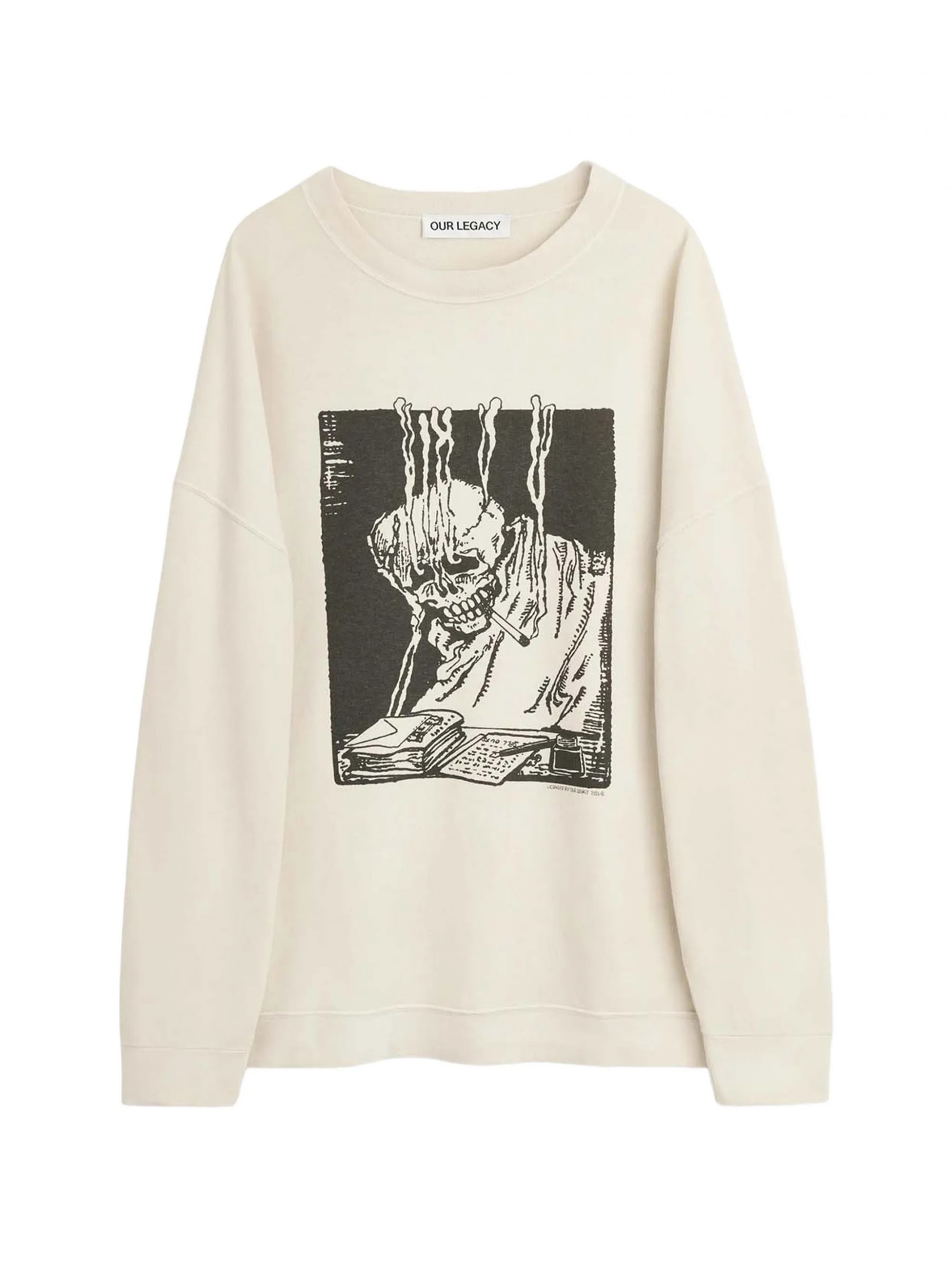 SLACK SWEATSHIRT #ANGRY FAN MAIL PRINT OUR LEGACY Jersey M2266SA