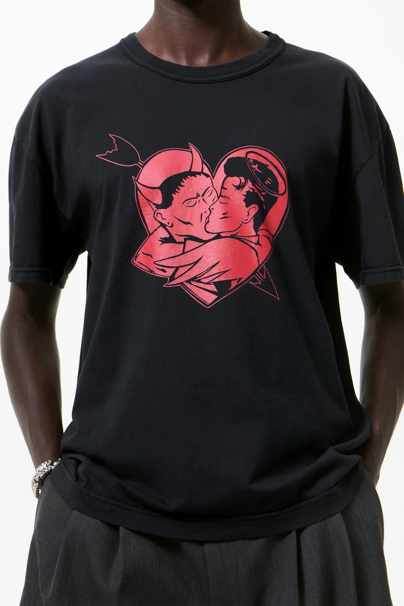 LOOSE T-SHIRT #LOVE STORY PRINT OUR LEGACY T-shirt M2266LL