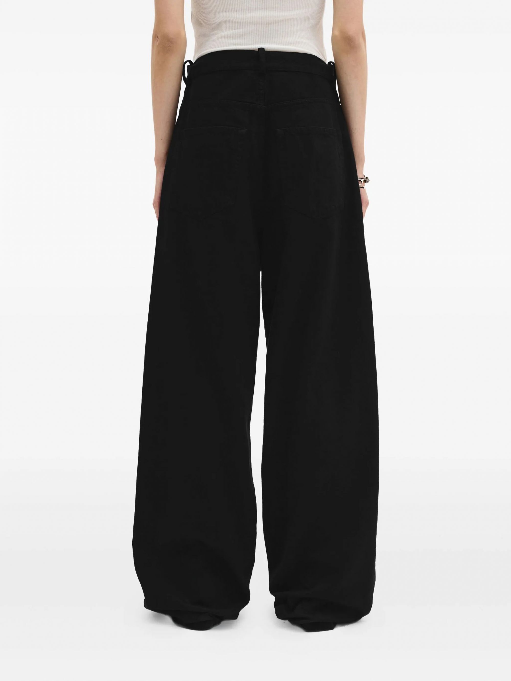 KRISTEL 5-POCKETS TROUSERS BLACK #099 ANN DEMEULEMEESTER Pantaloni B0010196 FA038 099