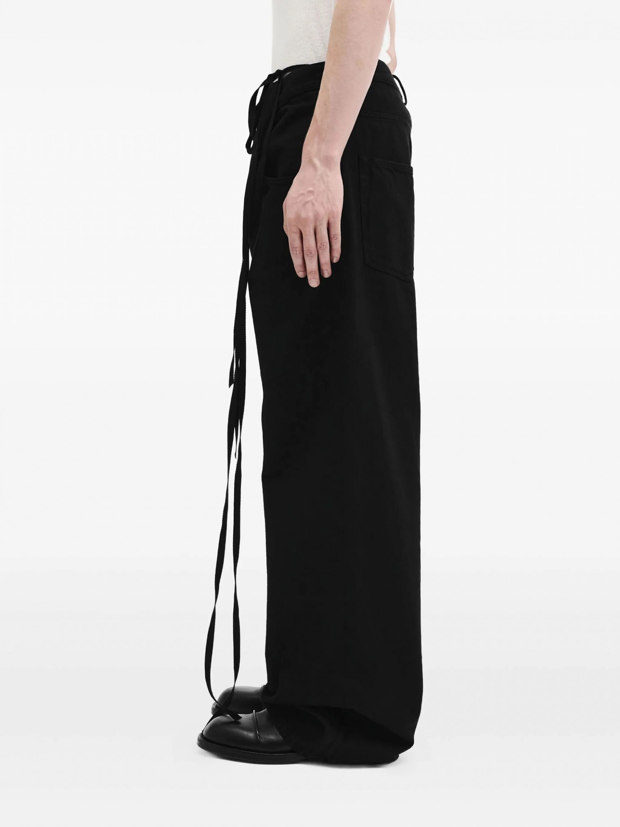 MICHAEL 5-POCKETS TROUSERS BLACK #099 ANN DEMEULEMEESTER Pantaloni B0010308 FA038 099
