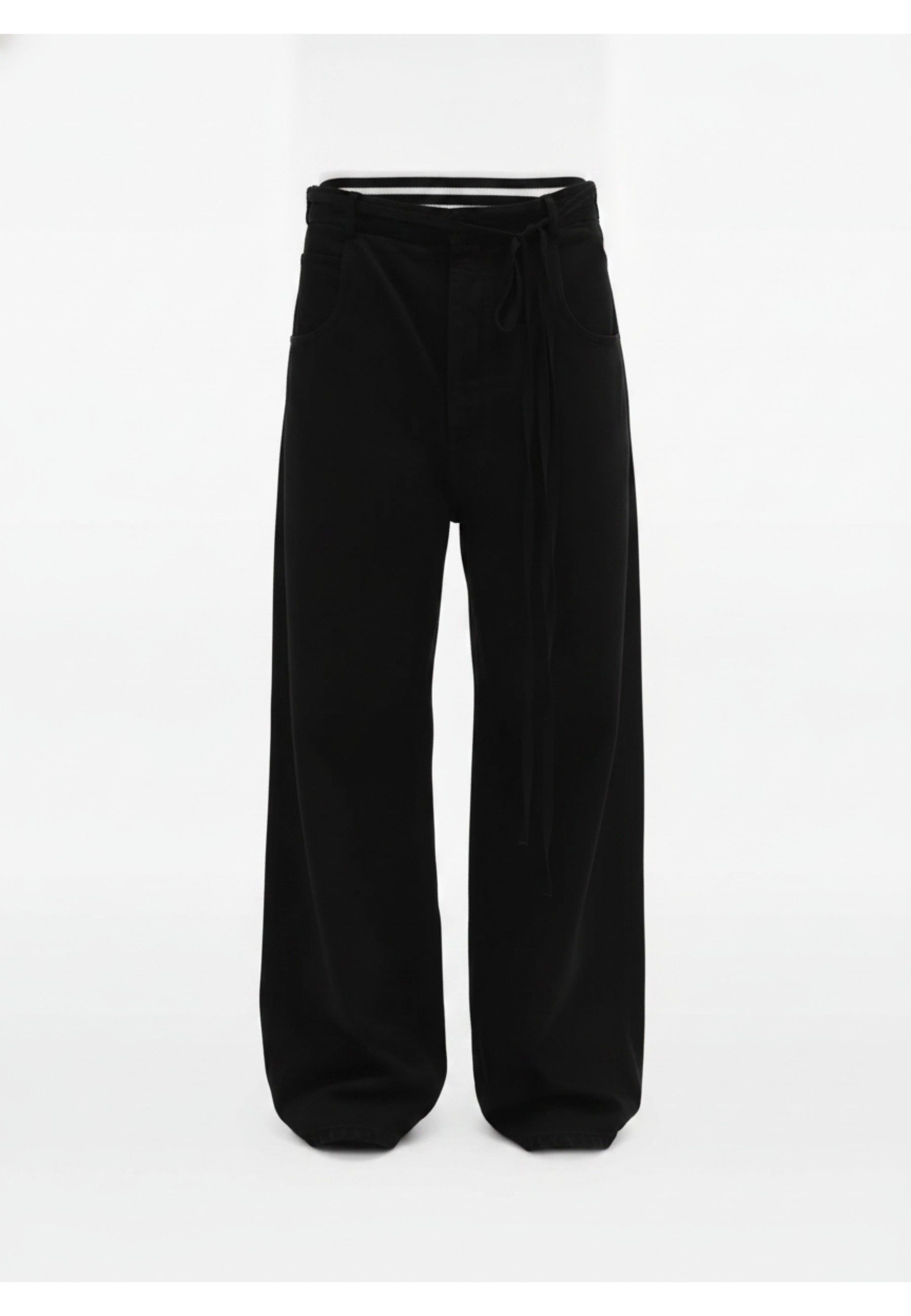 MICHAEL 5-POCKETS TROUSERS BLACK #099 ANN DEMEULEMEESTER Trousers B0010308 FA038 099