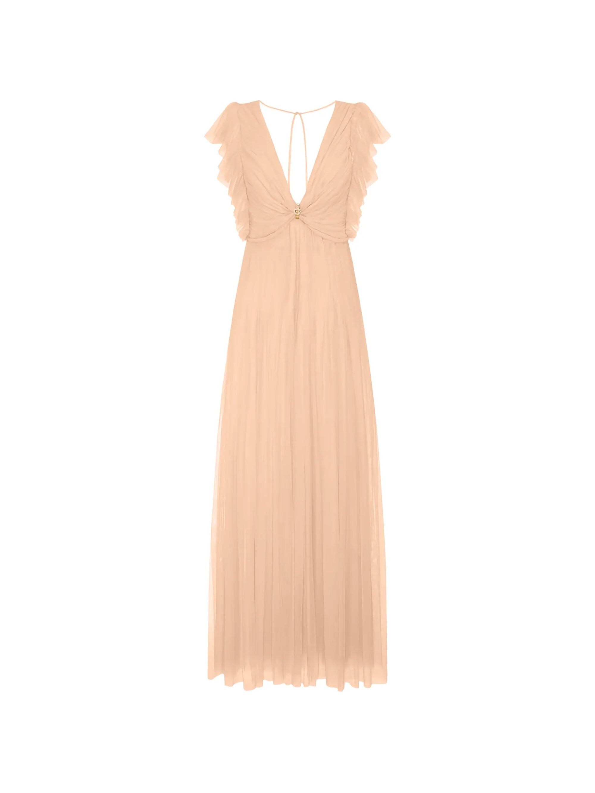 ABITO DONNA RICAMATO NUDE #EA1 ELISABETTA FRANCHI Vestiti AR80J62E2