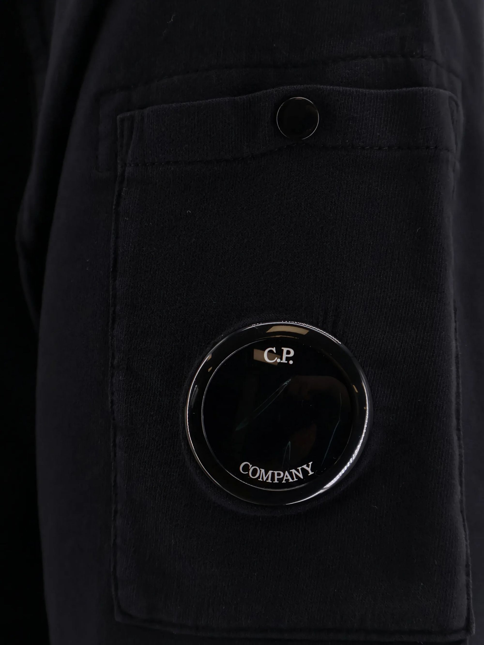 LIGHT FLEECE SHORT SLEEVE SWEATSHIRT #999 C.P. COMPANY T-shirt 20CMSS034A002246G