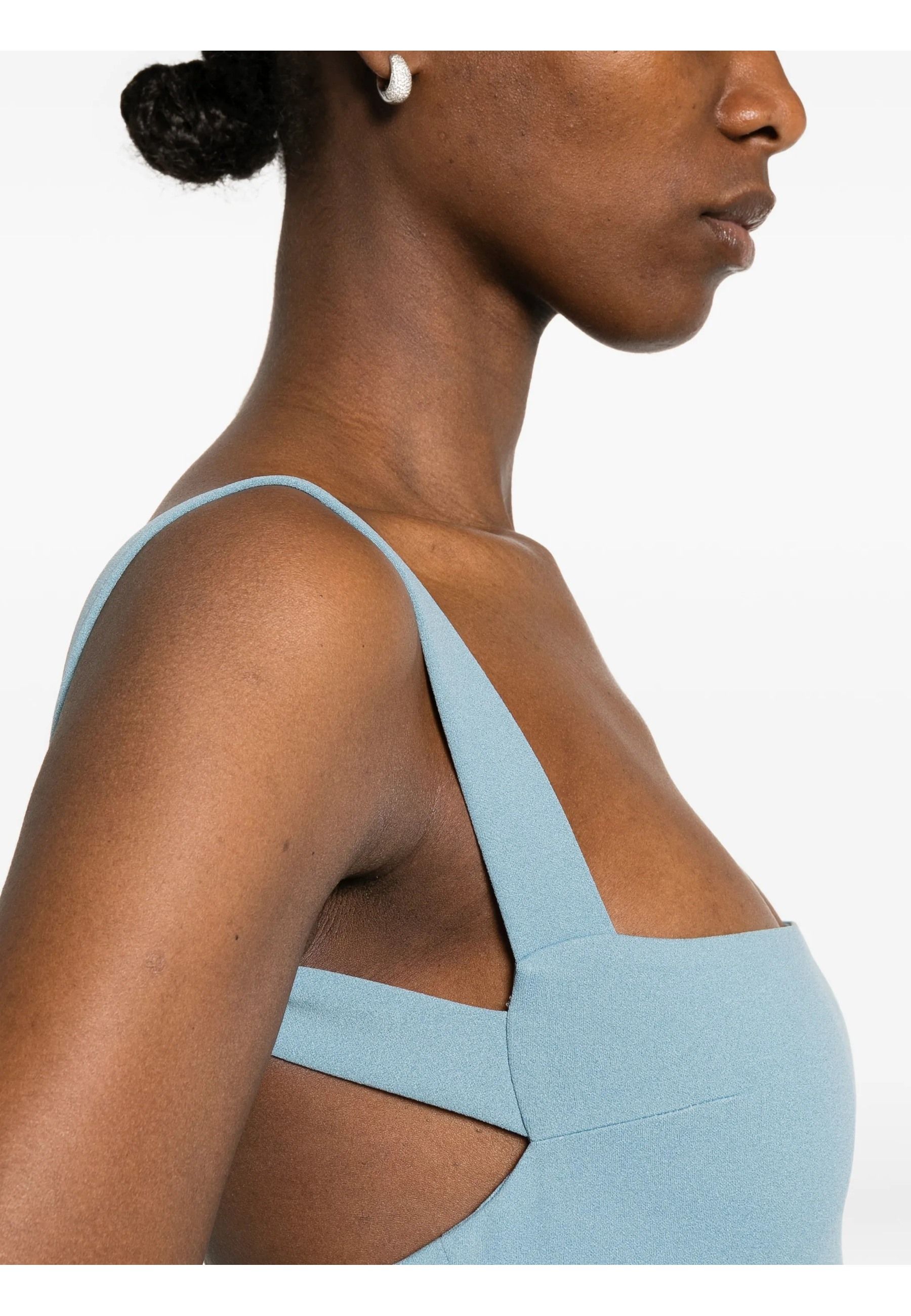 LOTTIE MAXI DRESS #SLATE BLUE SOLACE LONDON Dress OS47003