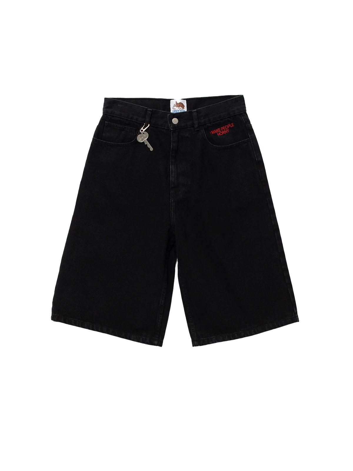 HEART ON HARD ON #OFF-BLACK CARNE BOLLENTE Shorts SS26SH0201