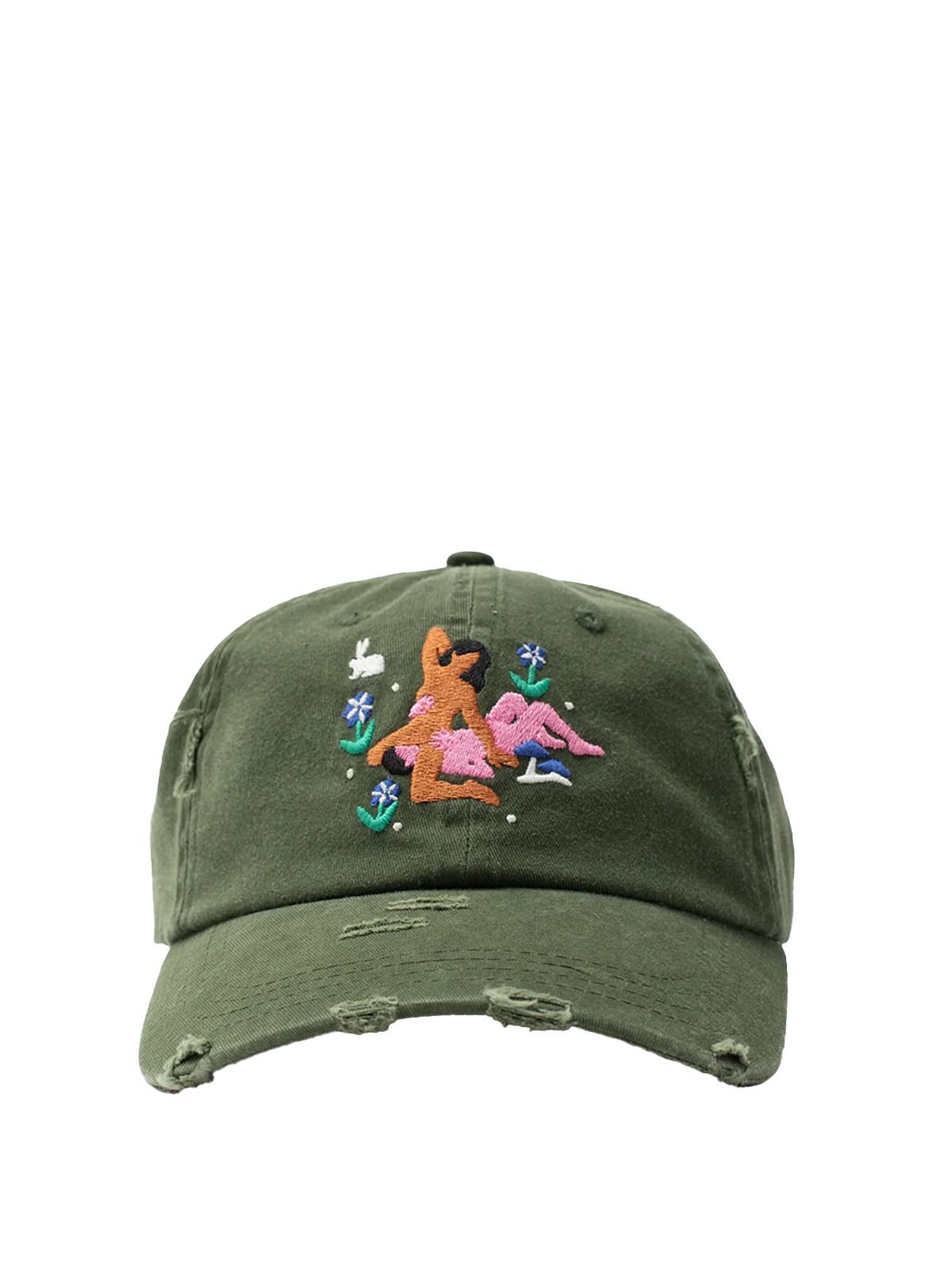 BUNNIES IN BLOOM #OFF-GREEN CARNE BOLLENTE Accessories SS26CAP0105