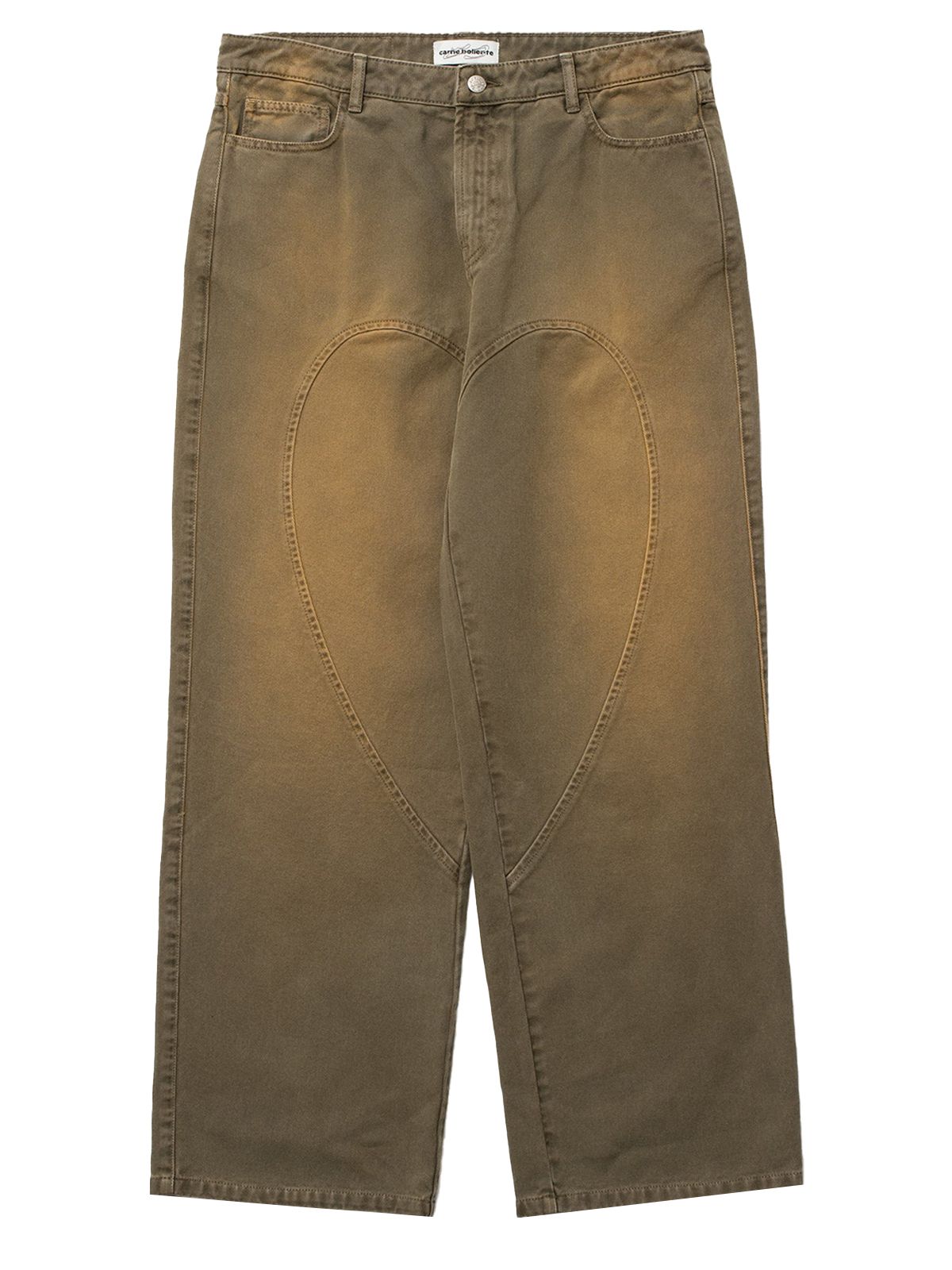 LOVE PANTS FOREVER #OFF-KHAKI CARNE BOLLENTE Trousers SS26DP0501