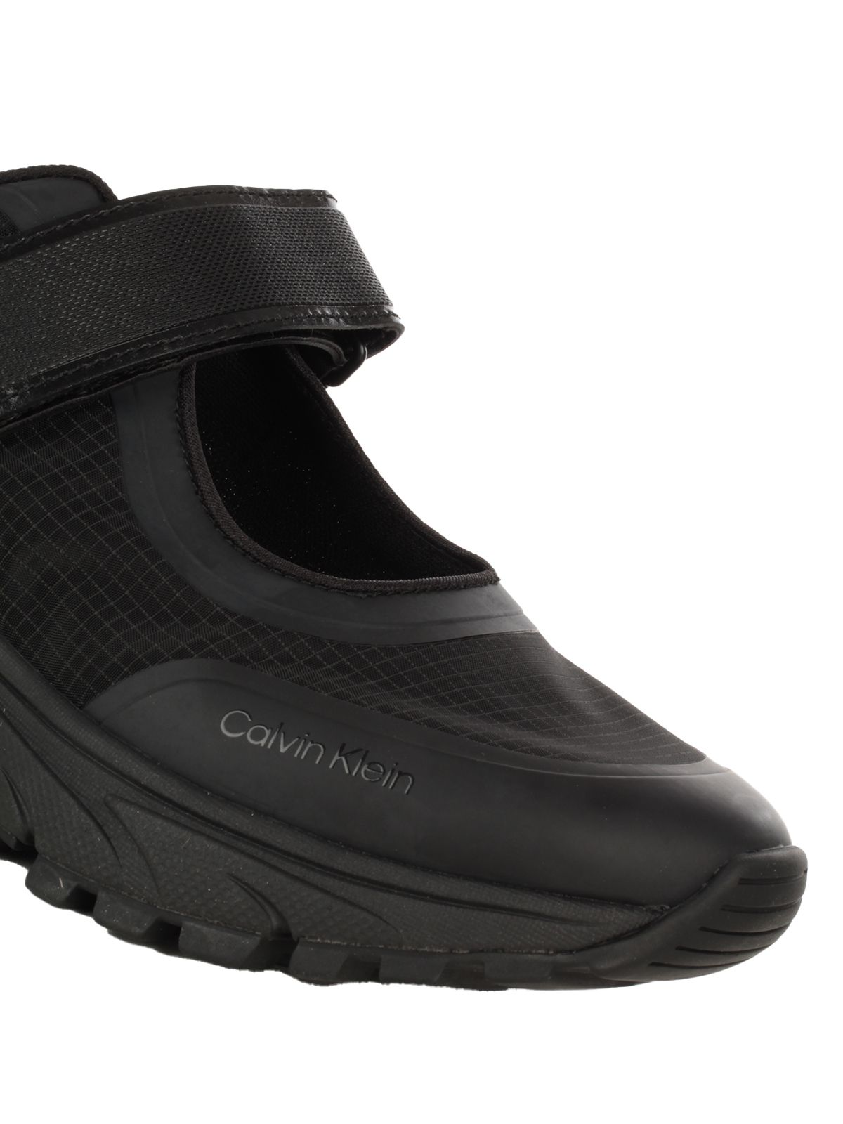 HIKE RUNNER SLIPON MJ RIPS TRIPLE BLACK #0GJ CALVIN KLEIN  Scarpe HW0HW03141