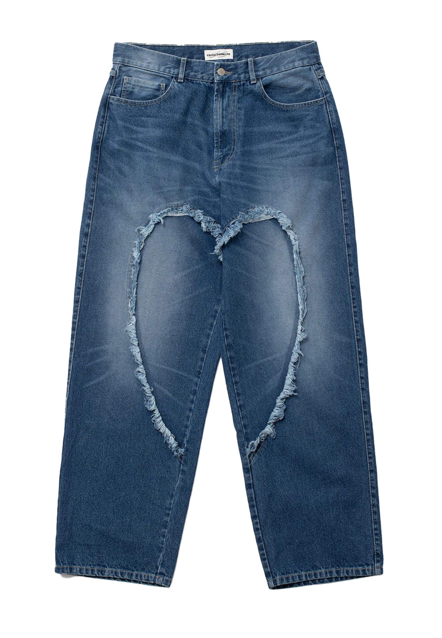 LOVE PANTS GONE WILD #OFF-BLUE CARNE BOLLENTE Trousers SS26DP0301