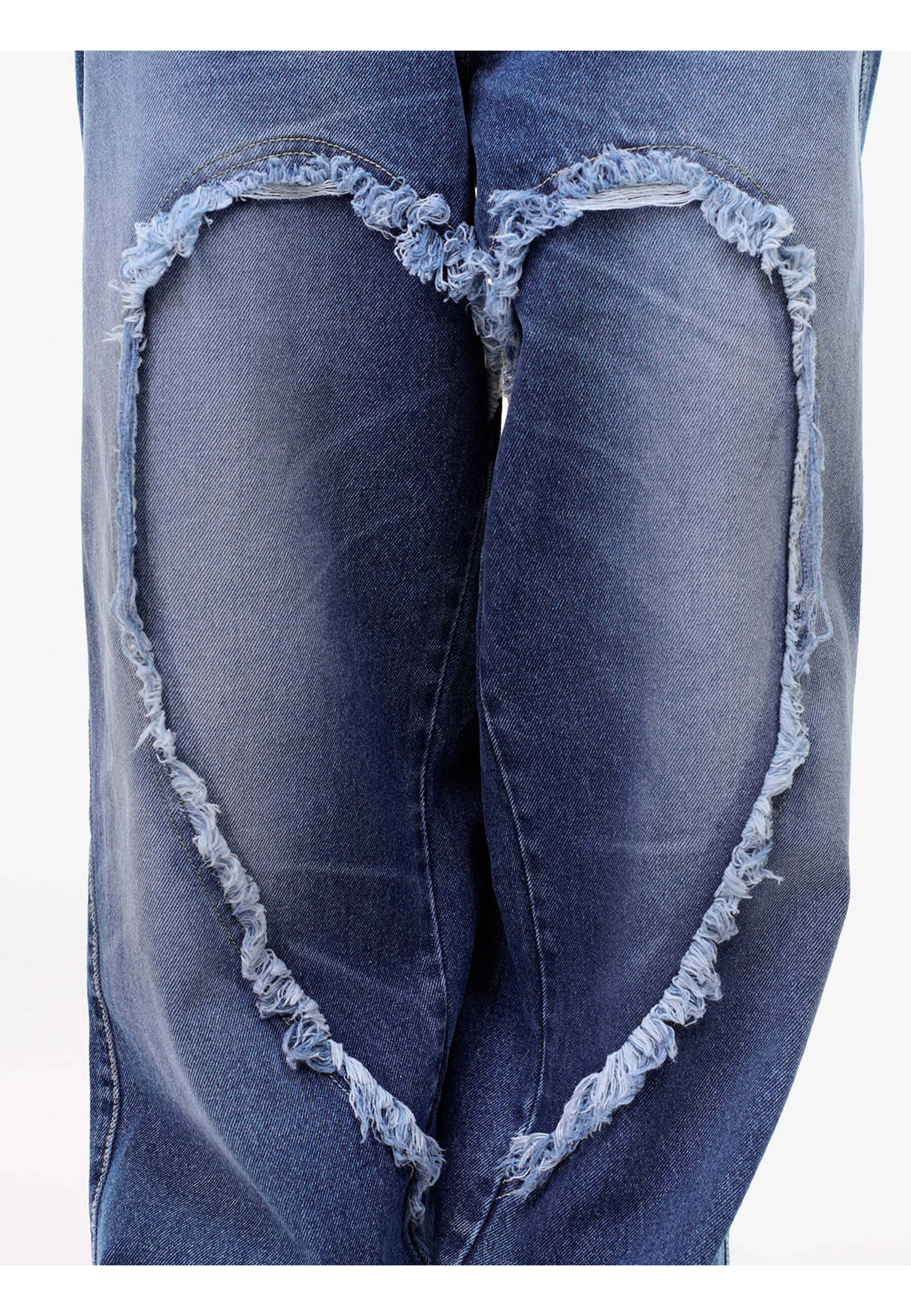 LOVE PANTS GONE WILD #OFF-BLUE CARNE BOLLENTE Trousers SS26DP0301